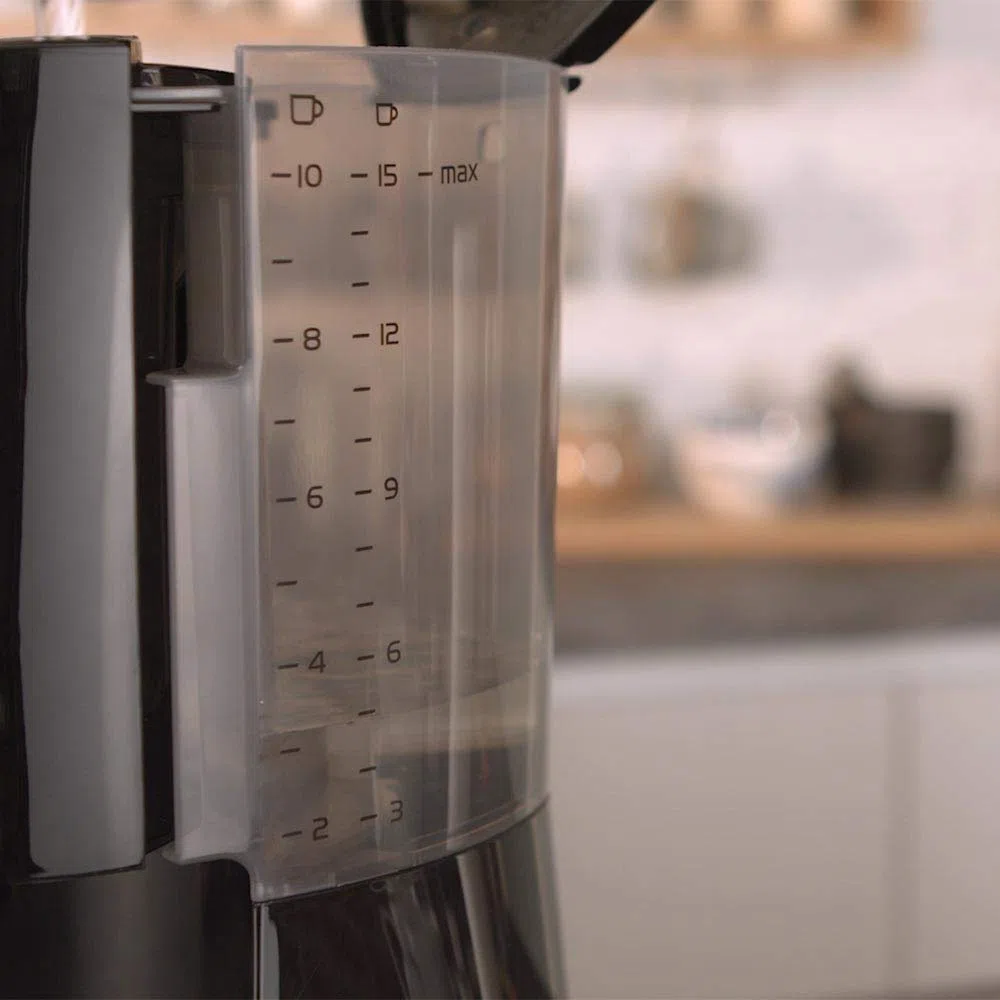 Melitta 1017-02 Independiente - Cafetera (Independiente, Cafetera de filtro, Negro, Jarra, Vidrio, 10 tazas)