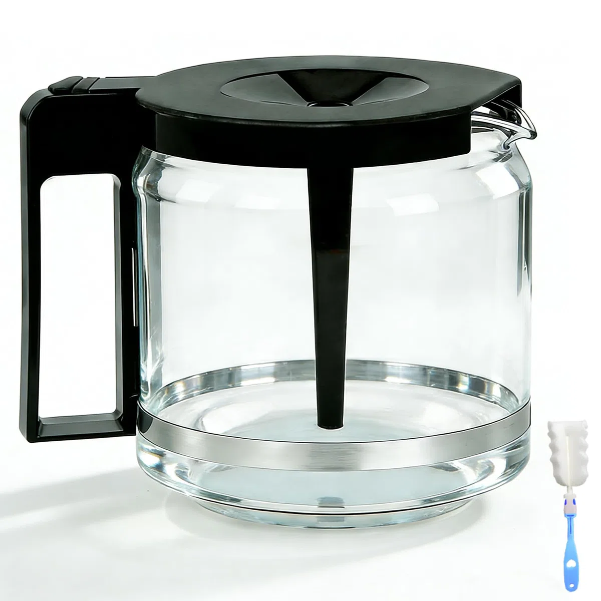 Jarra de repuesto para Technivorm 89830 de 1.25L/40 onzas, jarra de repuesto de jarra de 10 tazas compatible con máquinas de café Moccamaster KBG/CDG/KBGV Select/CD, resistente a los arañazos y
