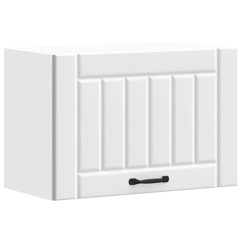 vidaXL Armario de Pared de Cocina Lucca Madera ingeniería Blanca, Unidad de Pared de Cocina, gabinete para Pared de Cocina, gabinetes de Pared con Puertas