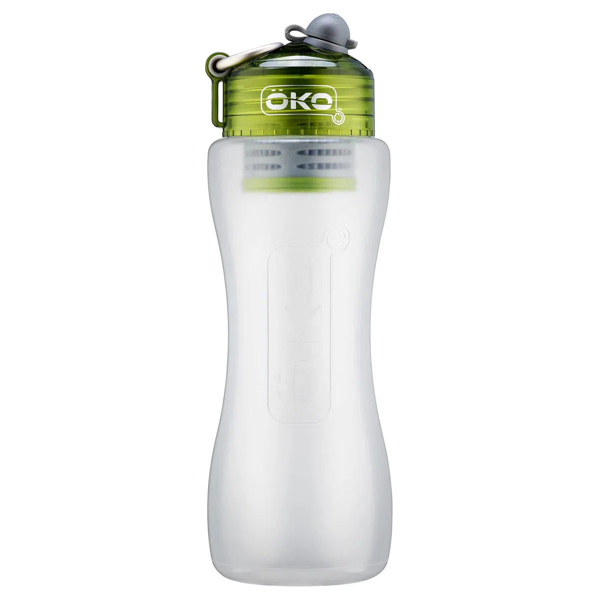 OKO H2O Botella de filtración 1L para cloro, plomo, micro plásticos y otros contaminantes