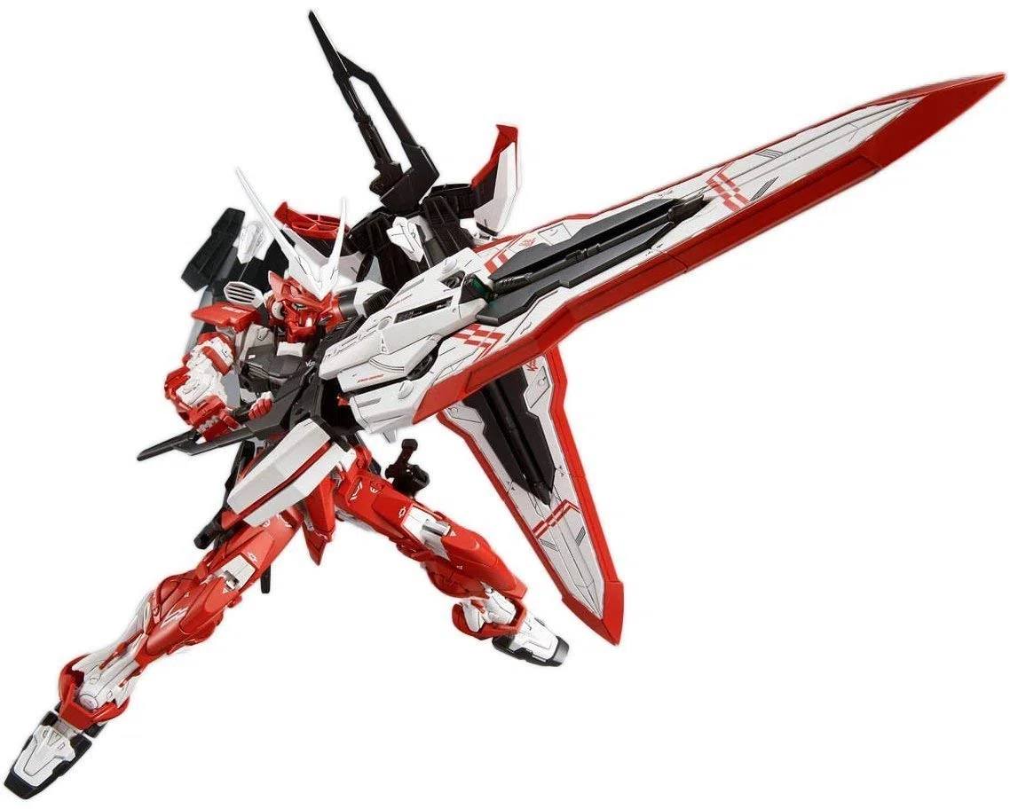 BANDAI Hobby MG 1/100 Astray Turn Red MBF-02VV - Kit de Maqueta Master Grade Gunpla - Modelo Exclusivo con Doble Espada Gerbera - Figura Articulada Detallada - ¡La Evolución del Astray Ha Llegado