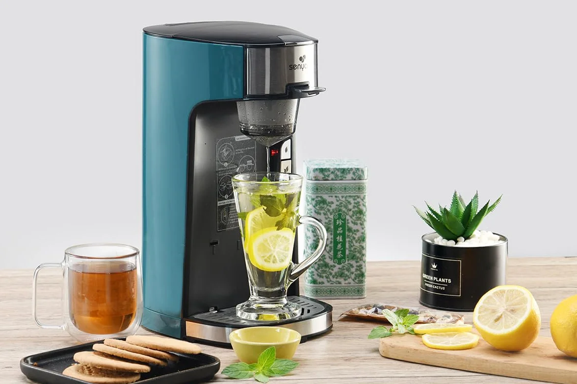 SENYA Tea Time, Tetera eléctrica compatible té a granel o bolsita, con infusor extraíble 1415 W, SYBF-CM013V