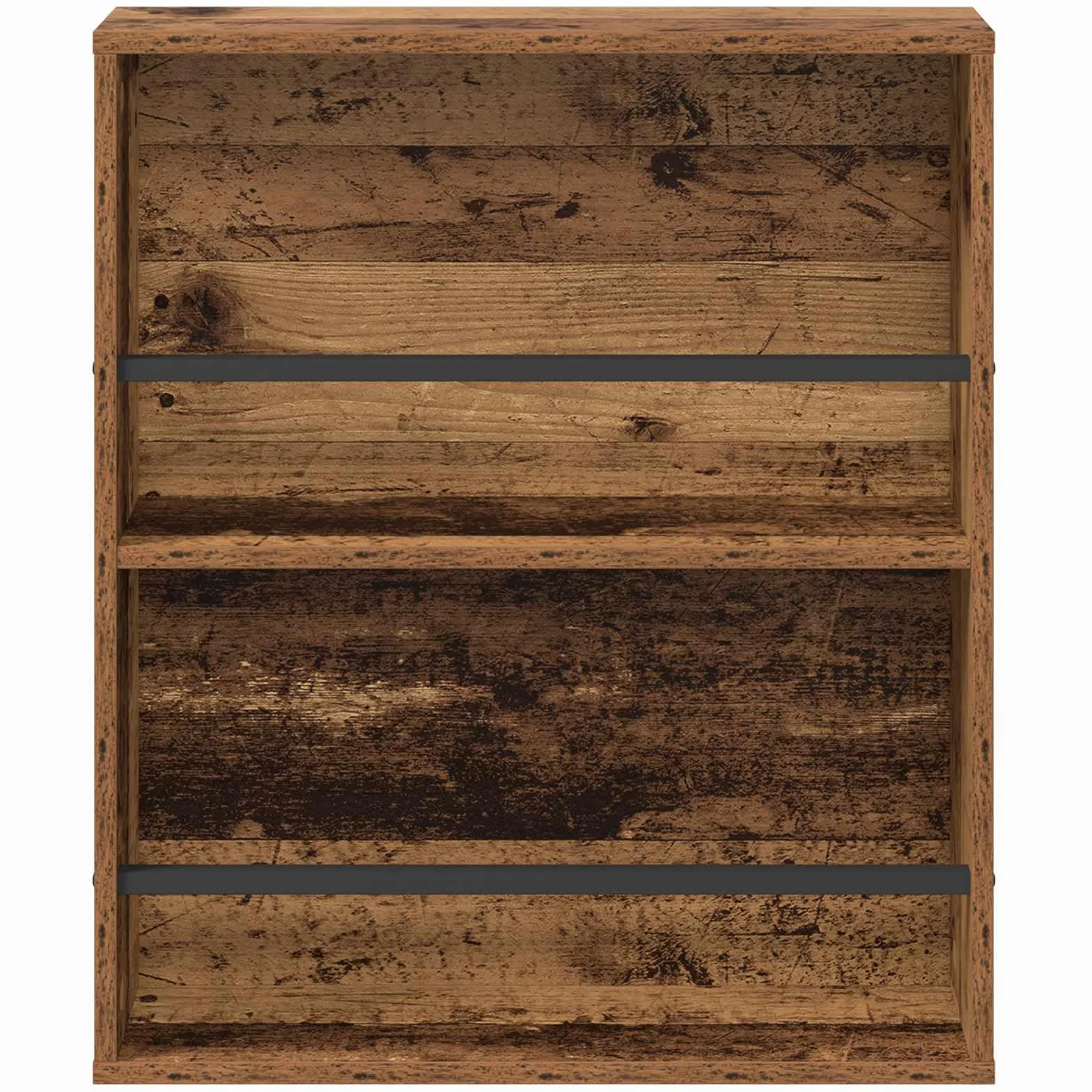 Genérico Estante de revistas 2 pcs Madera Vieja 60 x 12 x 70 cm,Mobiliario,Armarios y Almacenamiento,Revisteros,890837