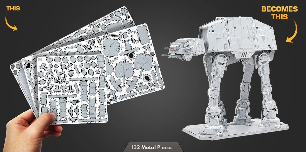 Metal Earth Serie Premium Star Wars Imperial at-at 3D Metal Model Kit Fascinations