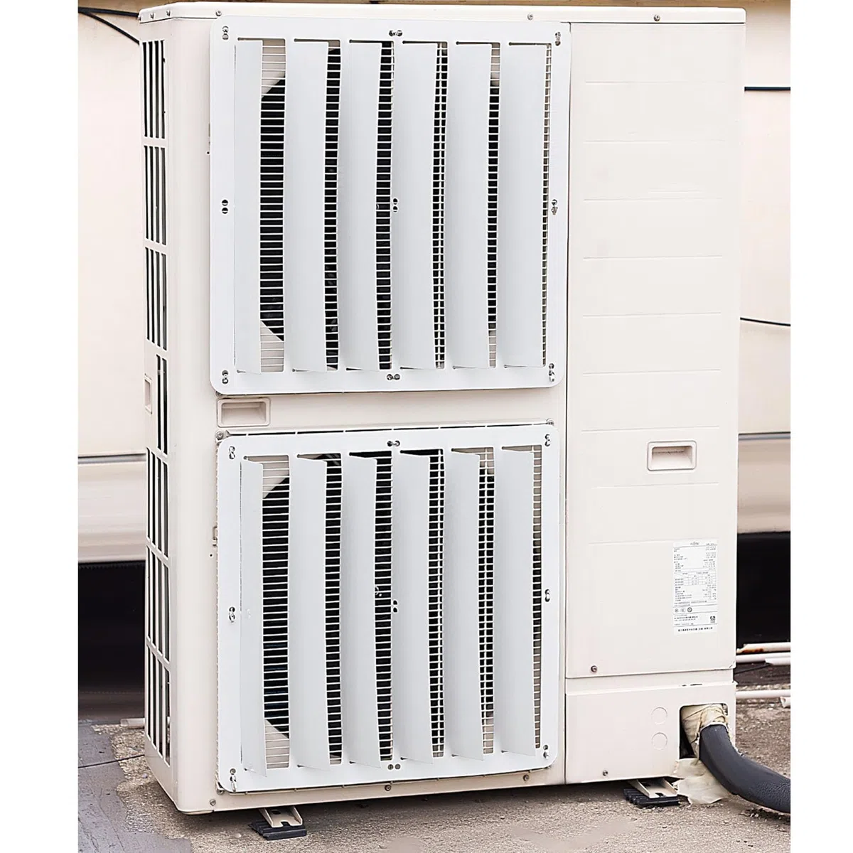 Cubiertas de Aire Acondicionado para Unidades Exteriores, Deflector de ventilación de Aire de Acero galvanizado, Cubierta de Unidad de Bomba de Calor Cubierta HVAC