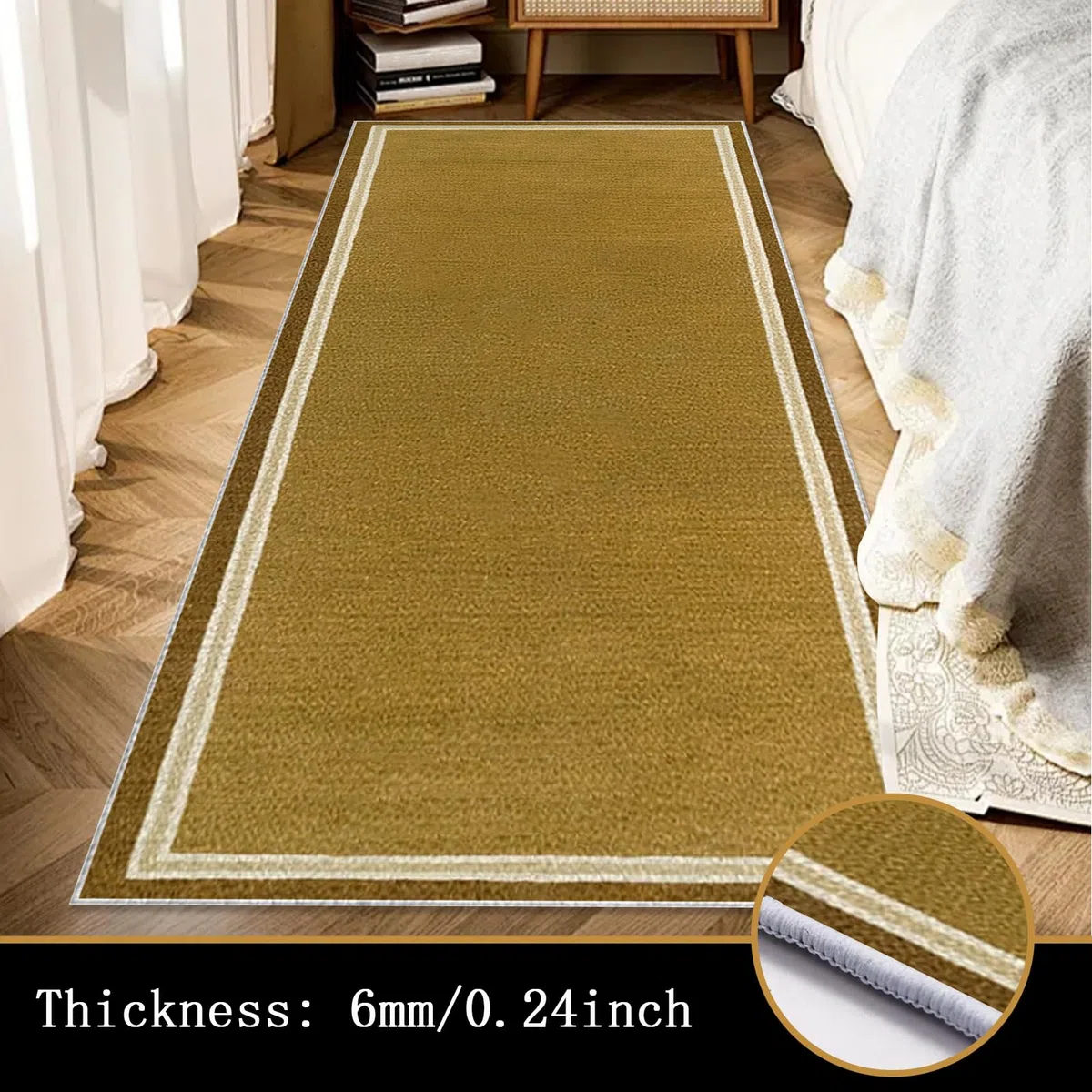 Alfombras de Pasillo Antideslizante Alfombras Pasillo Largas Alfombra Estrecha de Pasillo Alfombra Cocina Alfombra Corredor para Entrada Hall Cocina Lavanderia Sala de Estar Dormitorio 40 x 250 cm