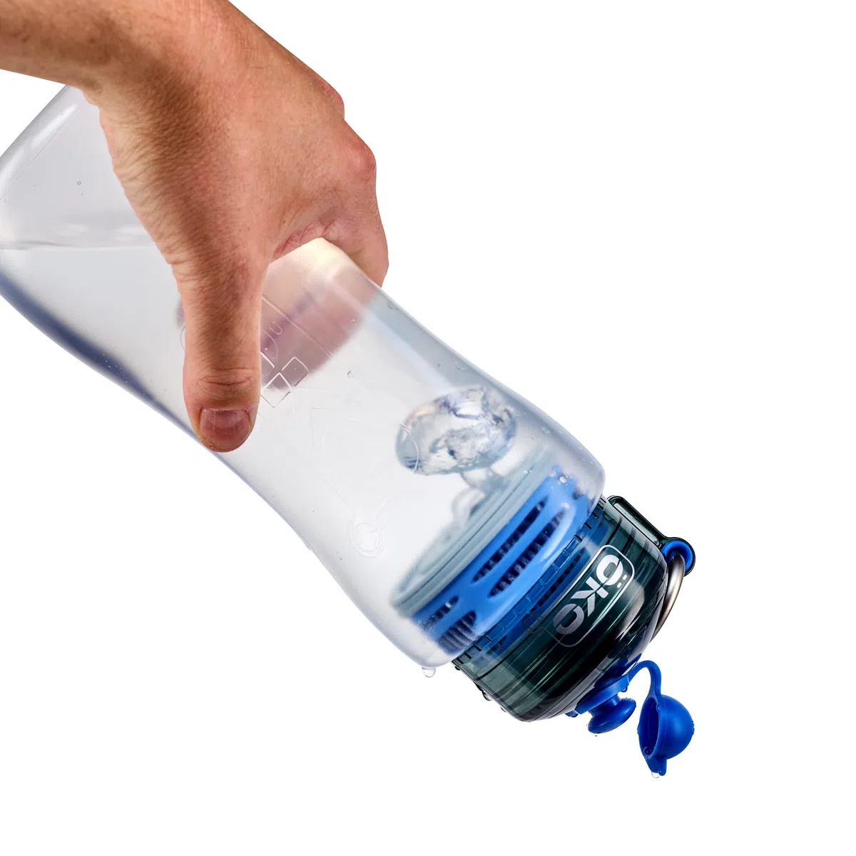 OKO H2O Botella de filtración 1L para cloro, plomo, micro plásticos y otros contaminantes, OKO1LARCTV2