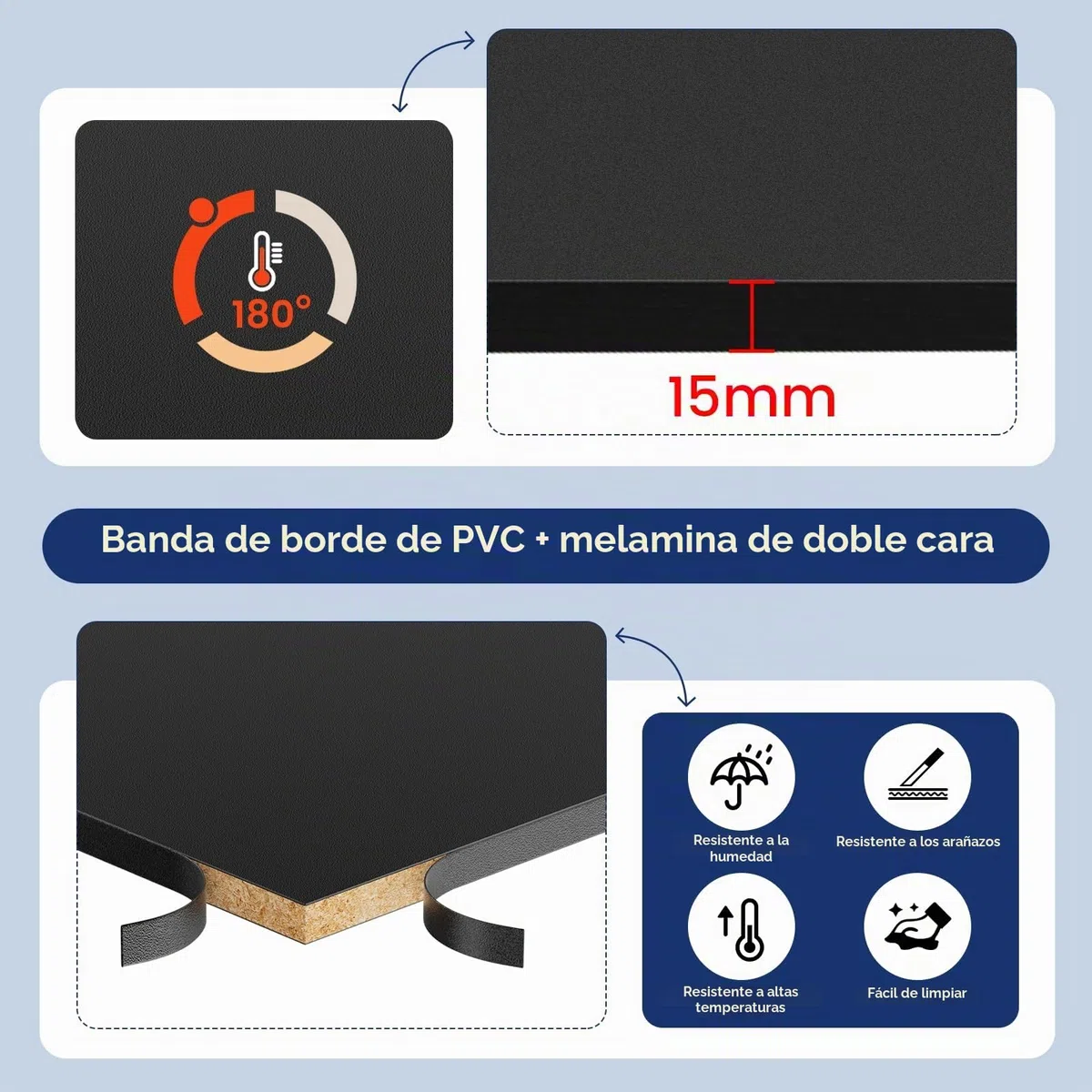 buybyroom Armario Oficina con Llave, Armario Multiusos Almacenaje para Cocina Archivador Oficina Dormitorio Garaje Herramientas y Salon, Baldas Ajustable, 2 Puertas, 87 cm Fondo, Negro