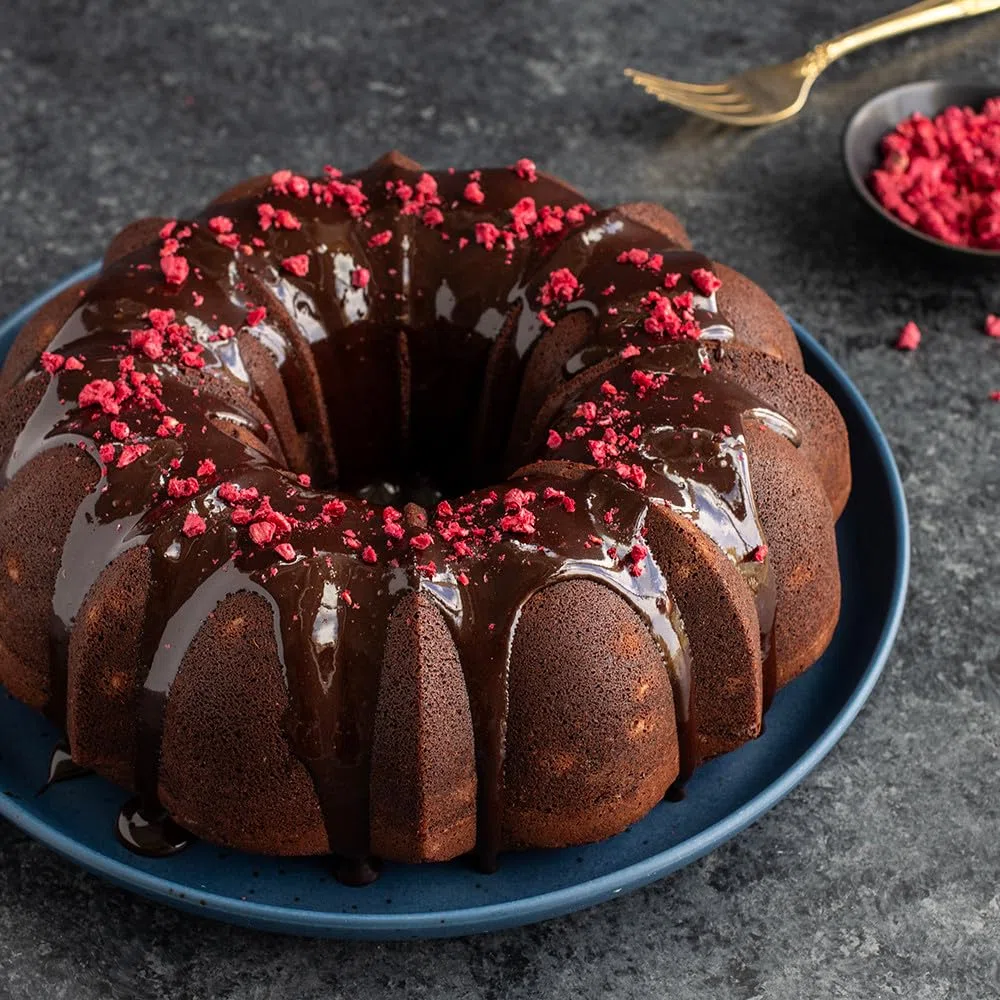 Nordicware 50037 - Molde para repostería, diseño Jubiläums-Bundt, color plateado