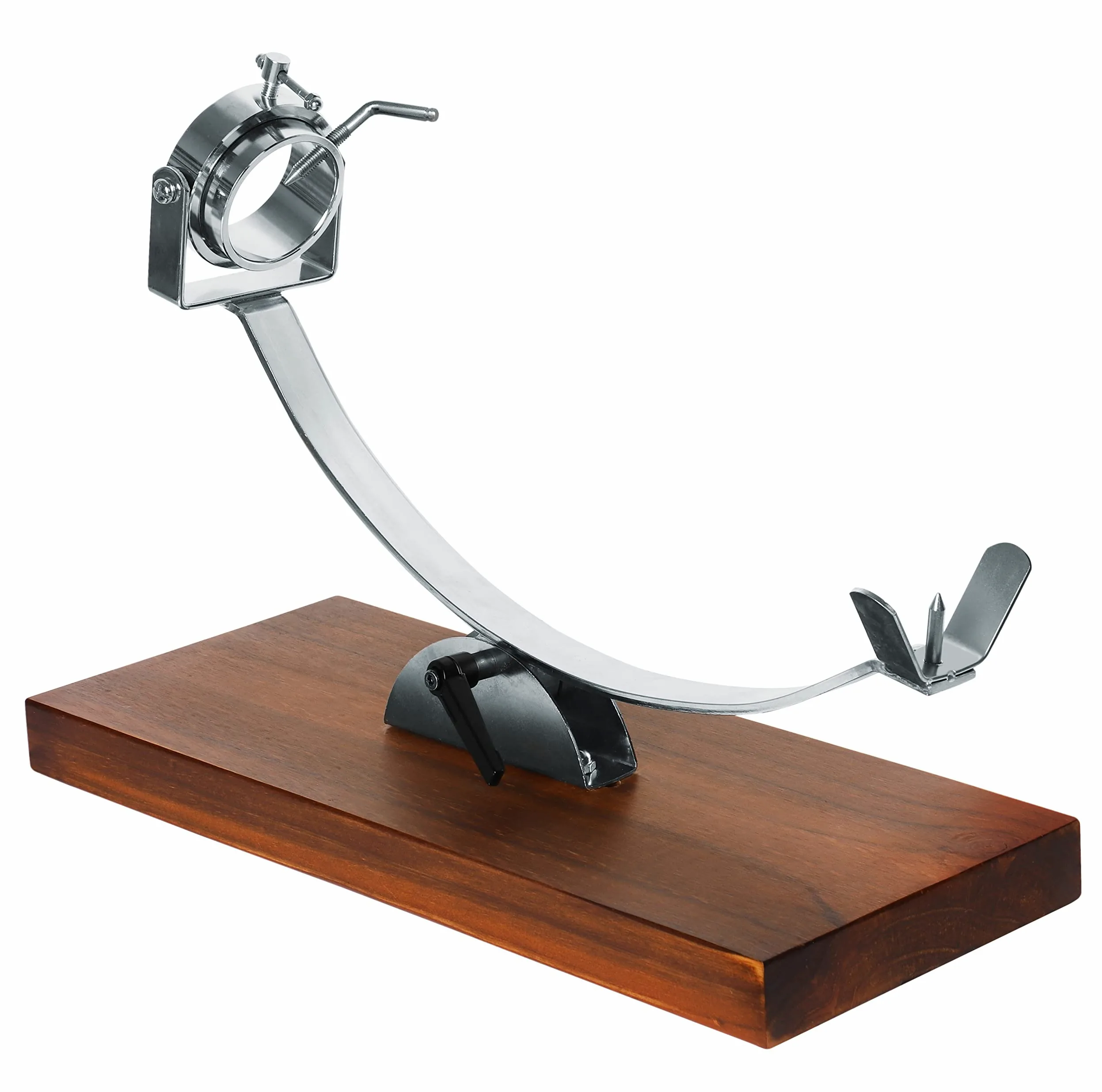 Nerthus FIJ 853 jamonero basculante con cabezal giratorio y base ajustable soporte para cortar jamón y paleta