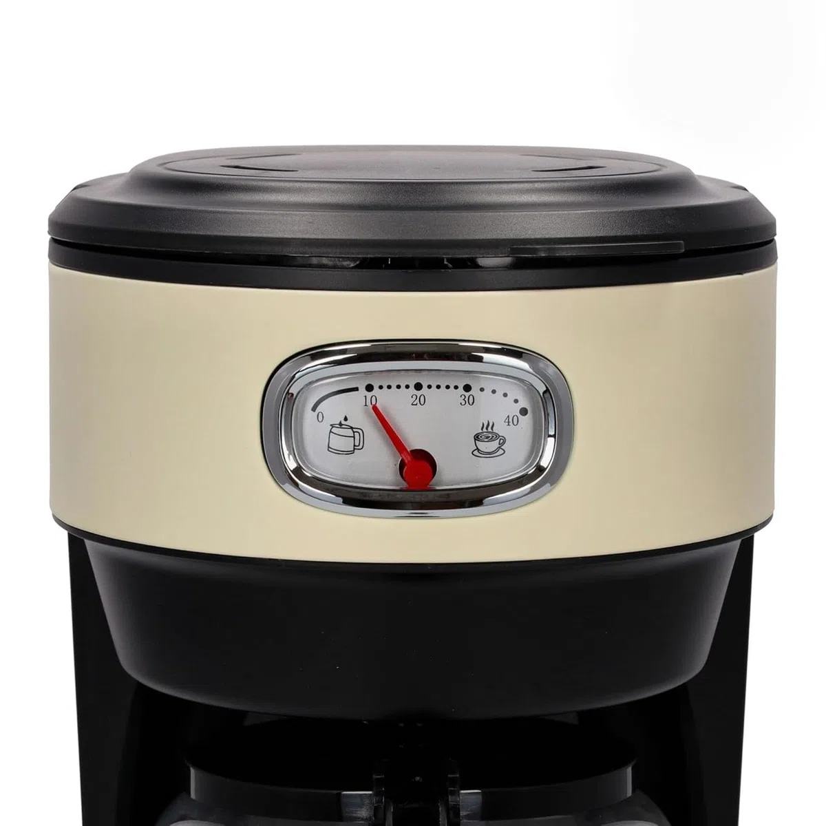 Westinghouse Cafetera Retro - Café de Filtro - Filtro reutilizable - 1,25 l - 10 tazas - 1000 W – Beige