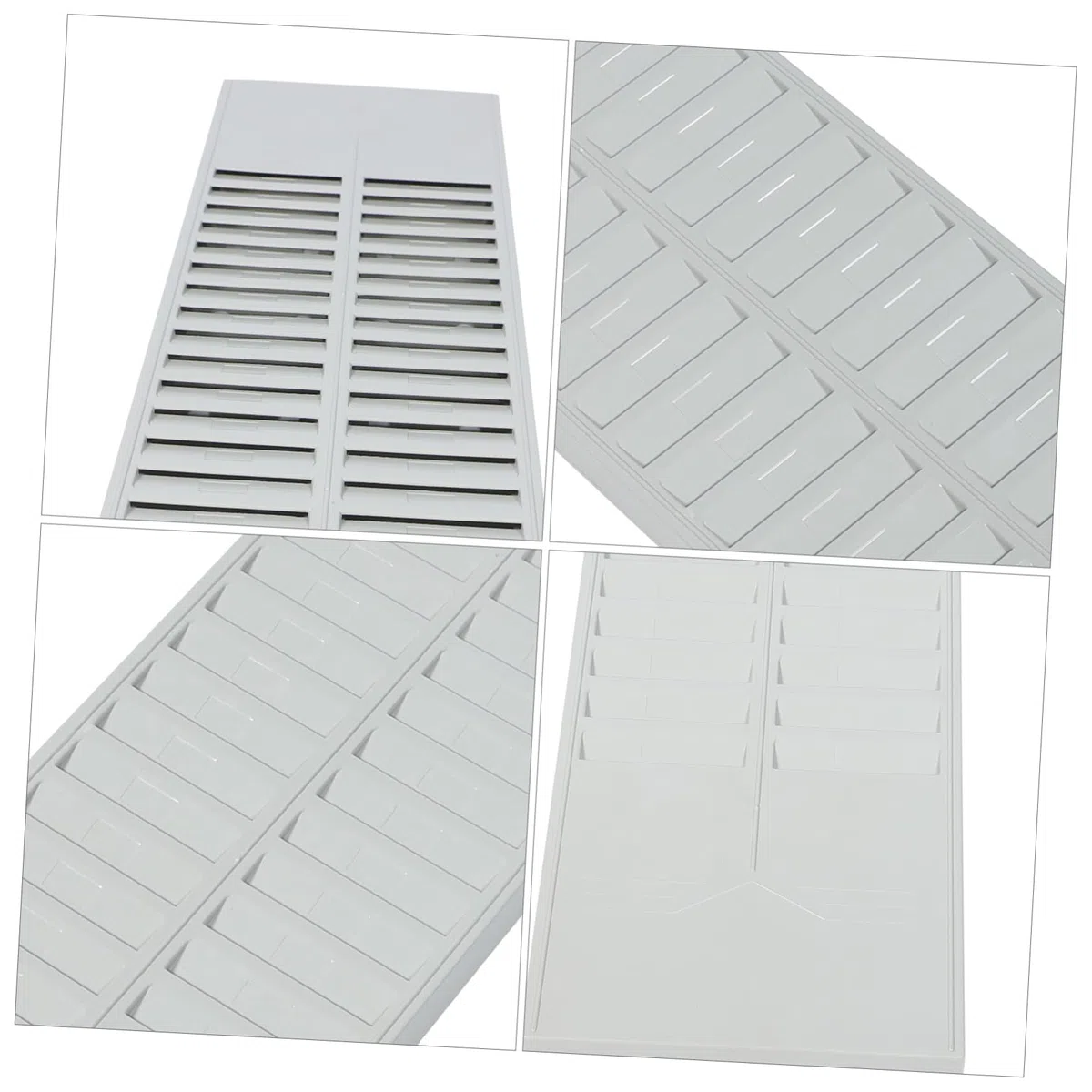 Estante Flexible Para Almacenamiento 50 Tarjetas De Soporte Plástico Resistente Pared Organizador De Mercancías