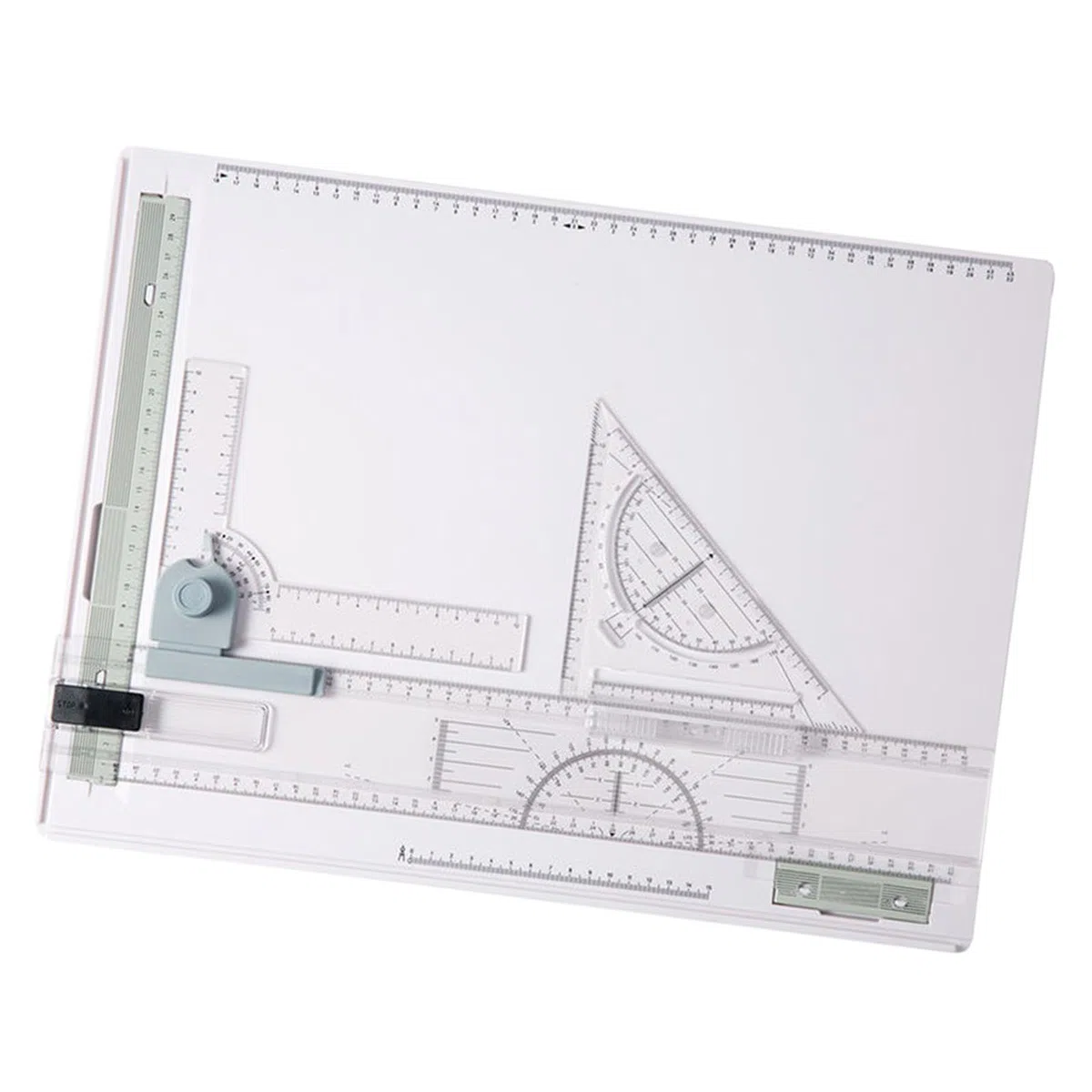 Tablero de Dibujo A3, Tablero de Dibujo Arquitectónico Gráfico con Regla Transparente Paralela