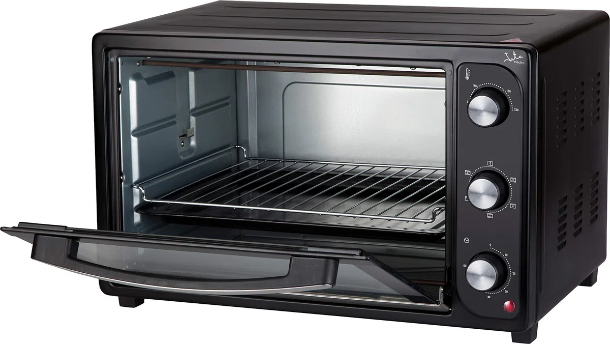 Jata HN936 Horno Eléctrico de Sobremesa, 1500 W, Capacidad 36 litros, Función Grill Rotisserie Convencción, Temporizador, Termostato Regulable, Incluye Parrilla, Medidas Externas 51 x 40,5 x 33 cm