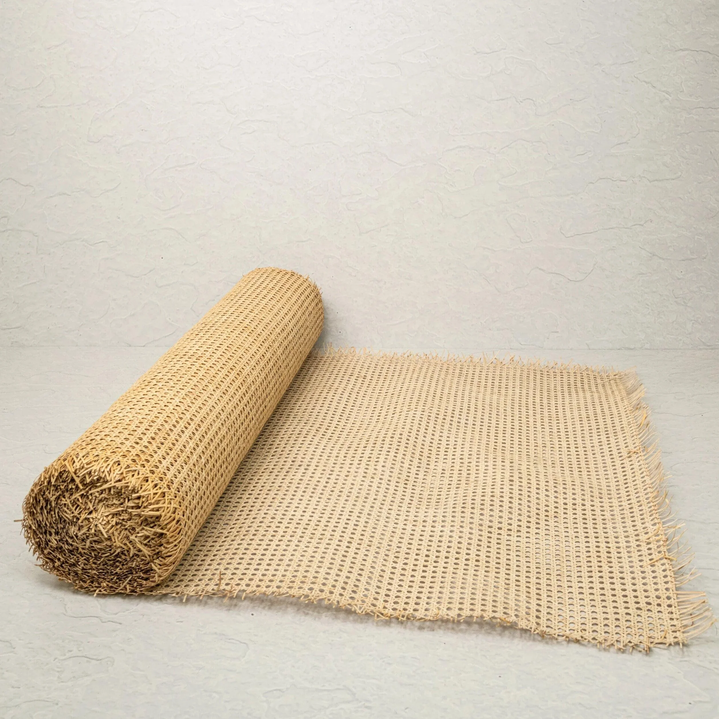 Rejilla de Mimbre Natural por Metros, 80cm de Ancho, Rollo de Ratán 80 x 100cm, Talla Grande para Muebles, Tapizar Sillas