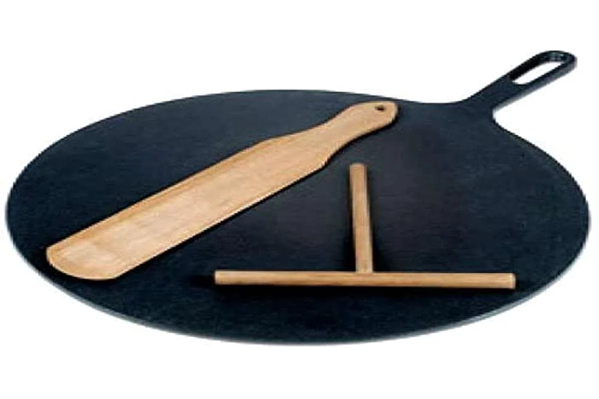 Ilsa Breton crepera Hierro Fundido conacc cm 32 Olla de Cocina