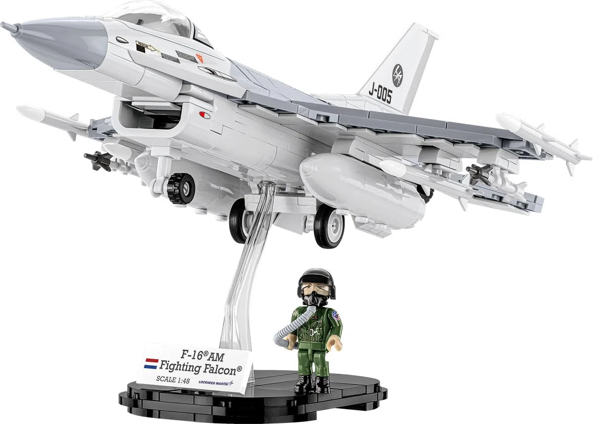 COBI F-16 Am Fighting Falcon - Modelo Militar para niños y Aficionados Militares, Color Verde, 21,94 x 21,94 x 11,51 cm