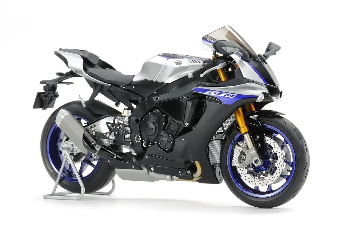 TAMIYA 14133-1:12 Yamaha YZF-R1M, Kit de construcción de Modelos de plástico, Pasatiempos, Manualidades, Pegado, Montaje, sin Pintar