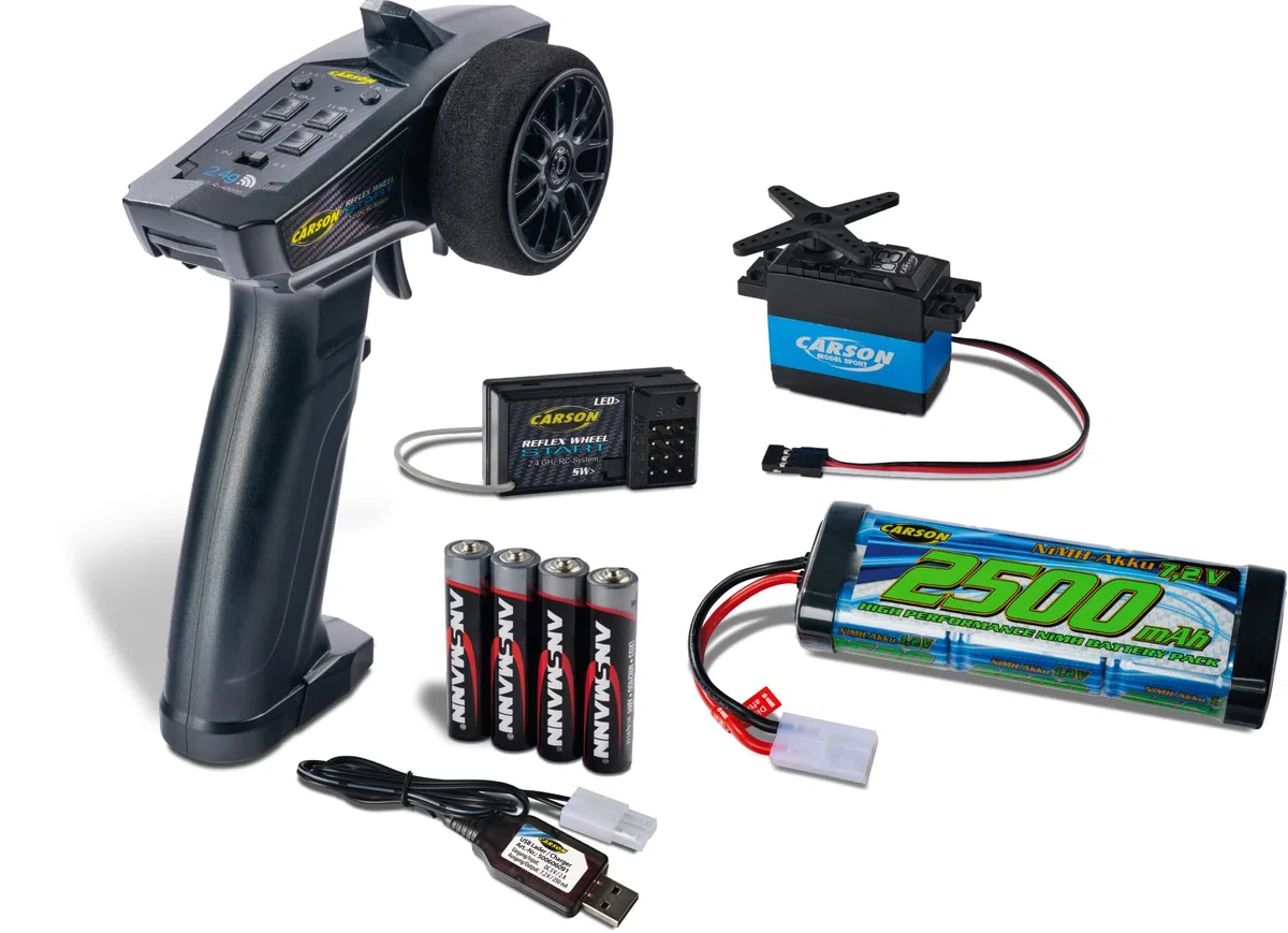 Carson 500500099 Reflex Start Elektro RC Zubehör, Modellbauzubehör, Tuning Set, Multicolor