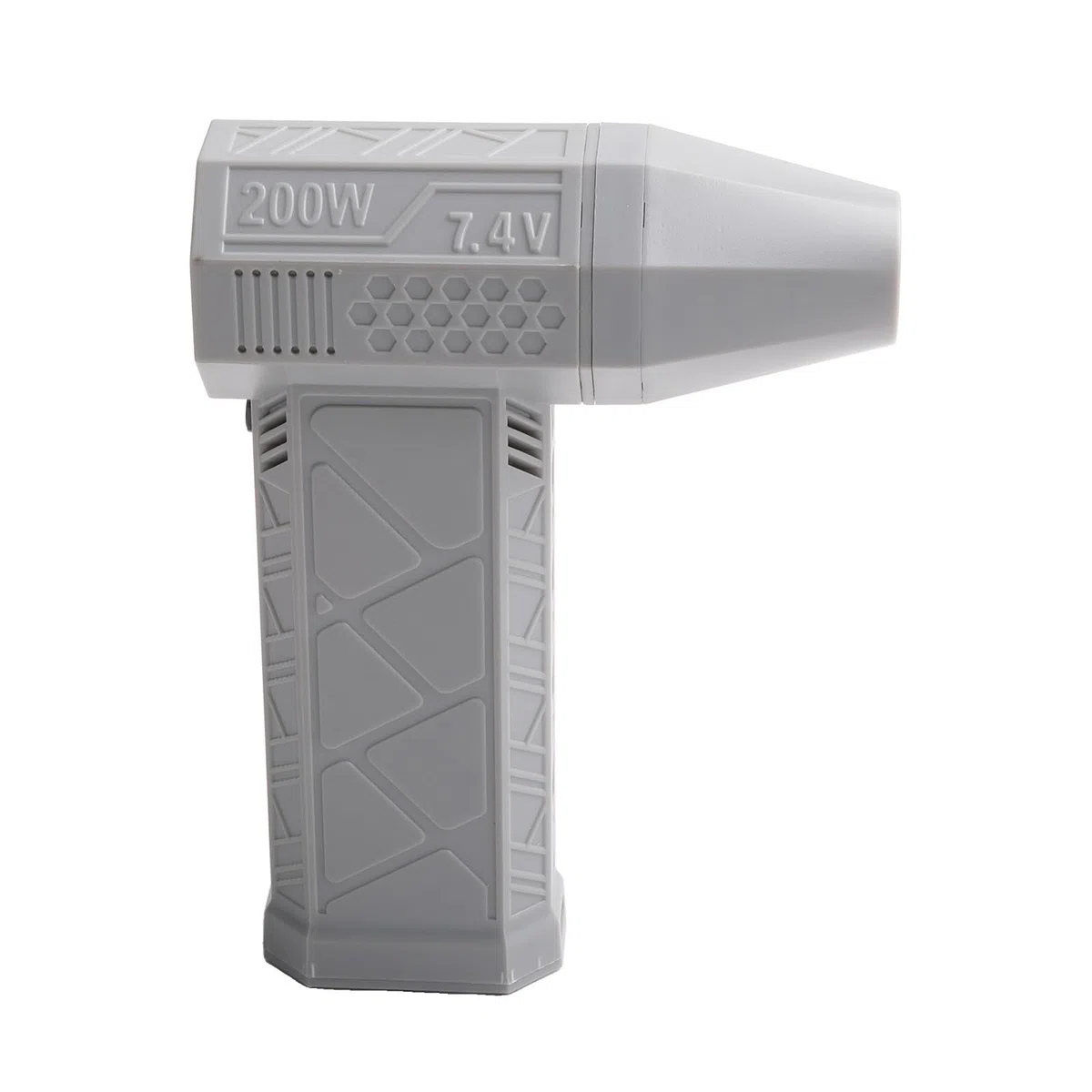 Ventilador turbo portátil con iluminación LED, motor sin escobillas de 130000 rpm, flujo de aire de 52 m/s, batería 21700 x 2, carga rápida, protección contra sobrecalentamiento, diseño