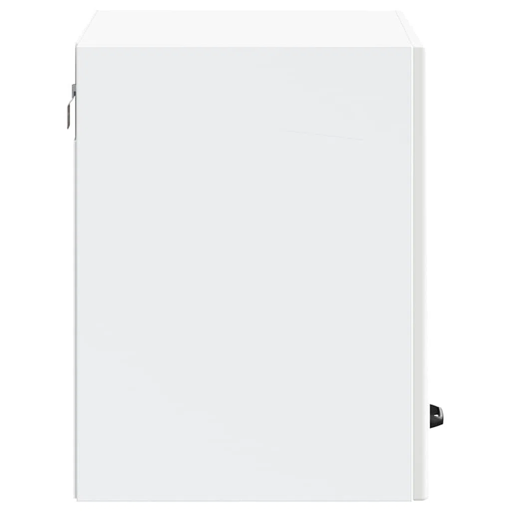 vidaXL Armario de Pared de Cocina Lucca Madera ingeniería Blanca, Unidad de Pared de Cocina, gabinete para Pared de Cocina, gabinetes de Pared con Puertas