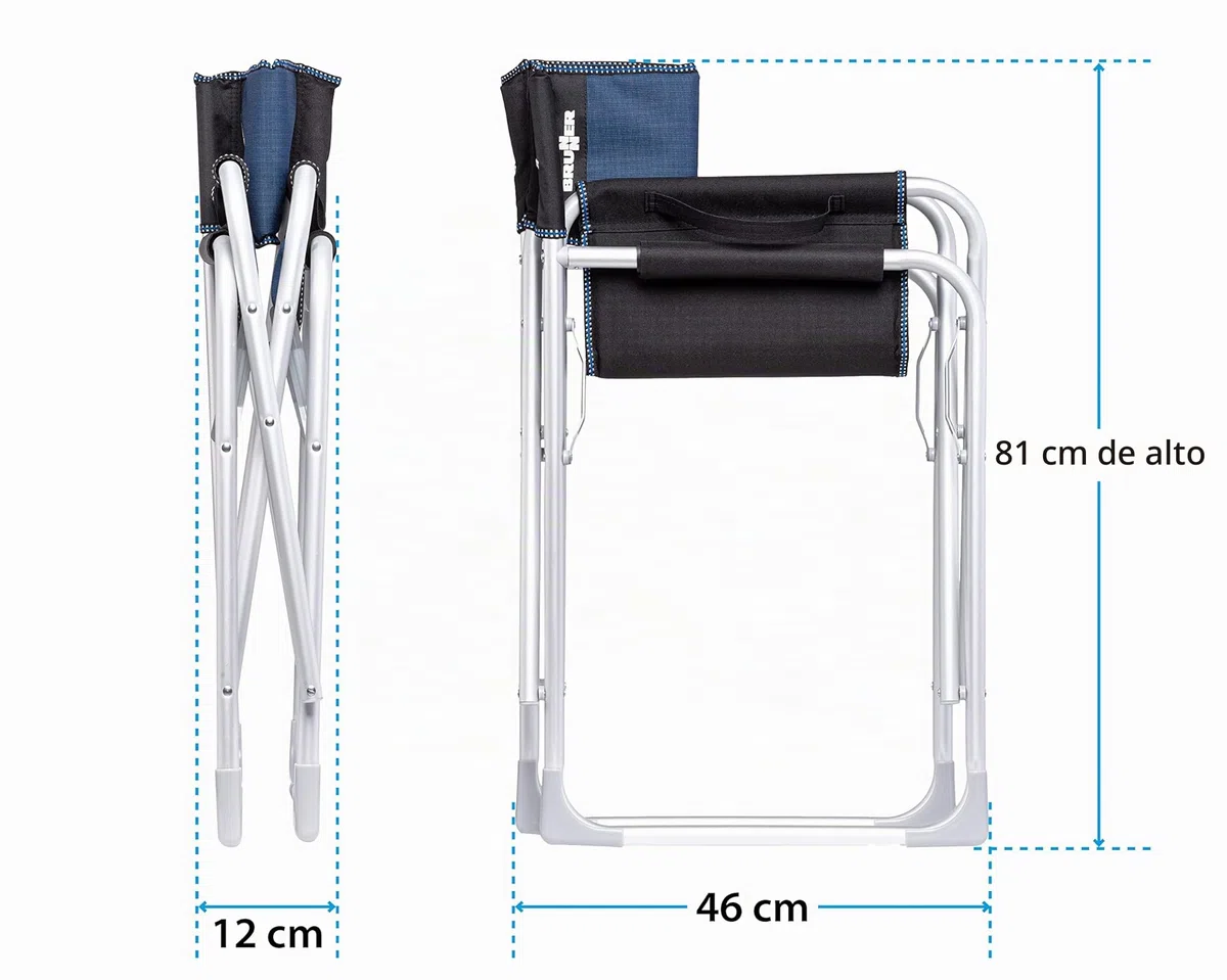 Brunner - Silla de Director Captain 0 Nero/BLU