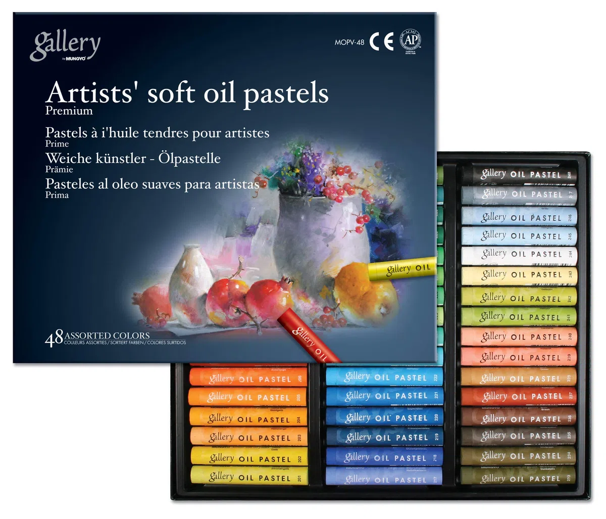 Mungyo Gallery Juego de 48 pasteles de aceite suave