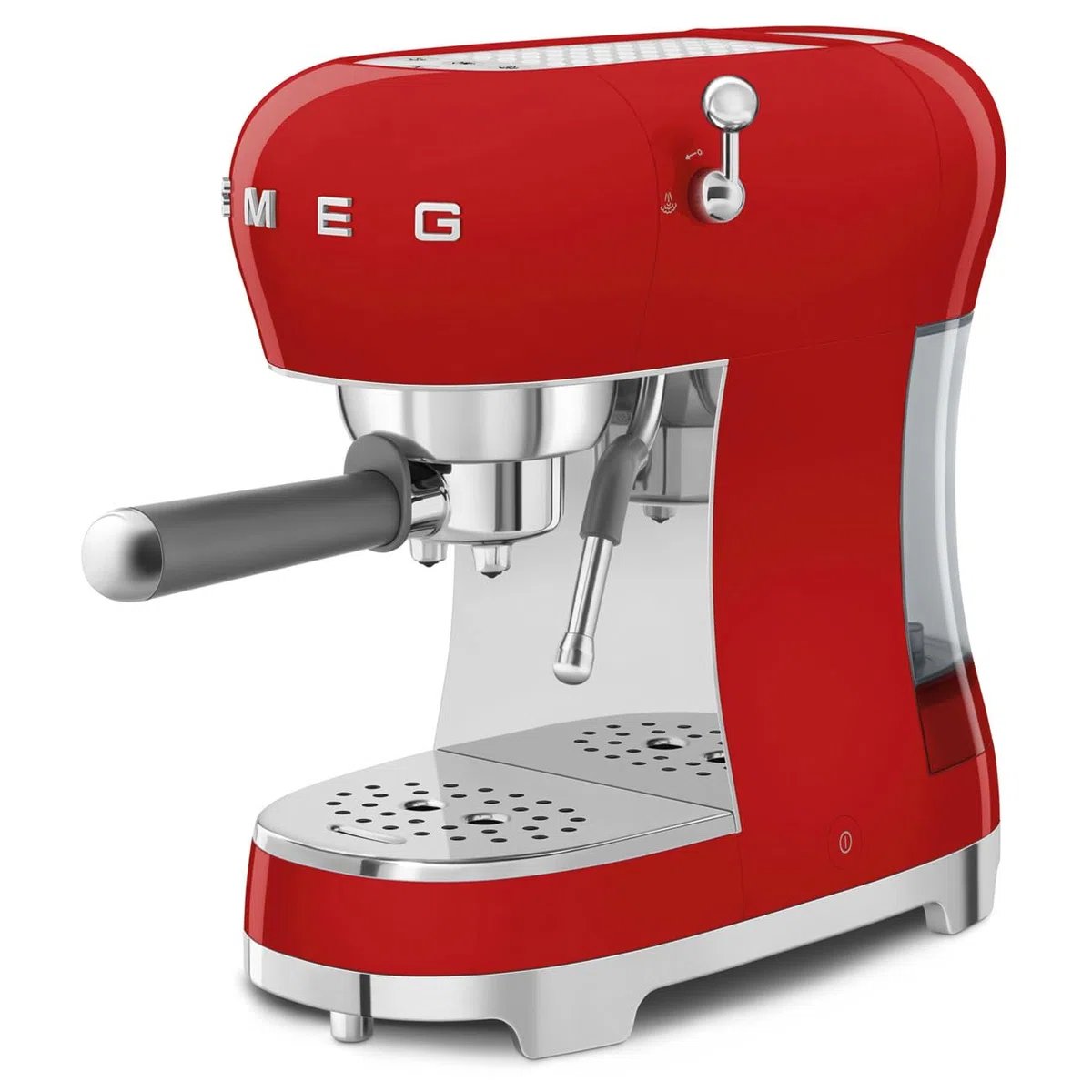 Smeg ECF02RDEU Siebträger Espresso-/Kaffemaschine Rot,