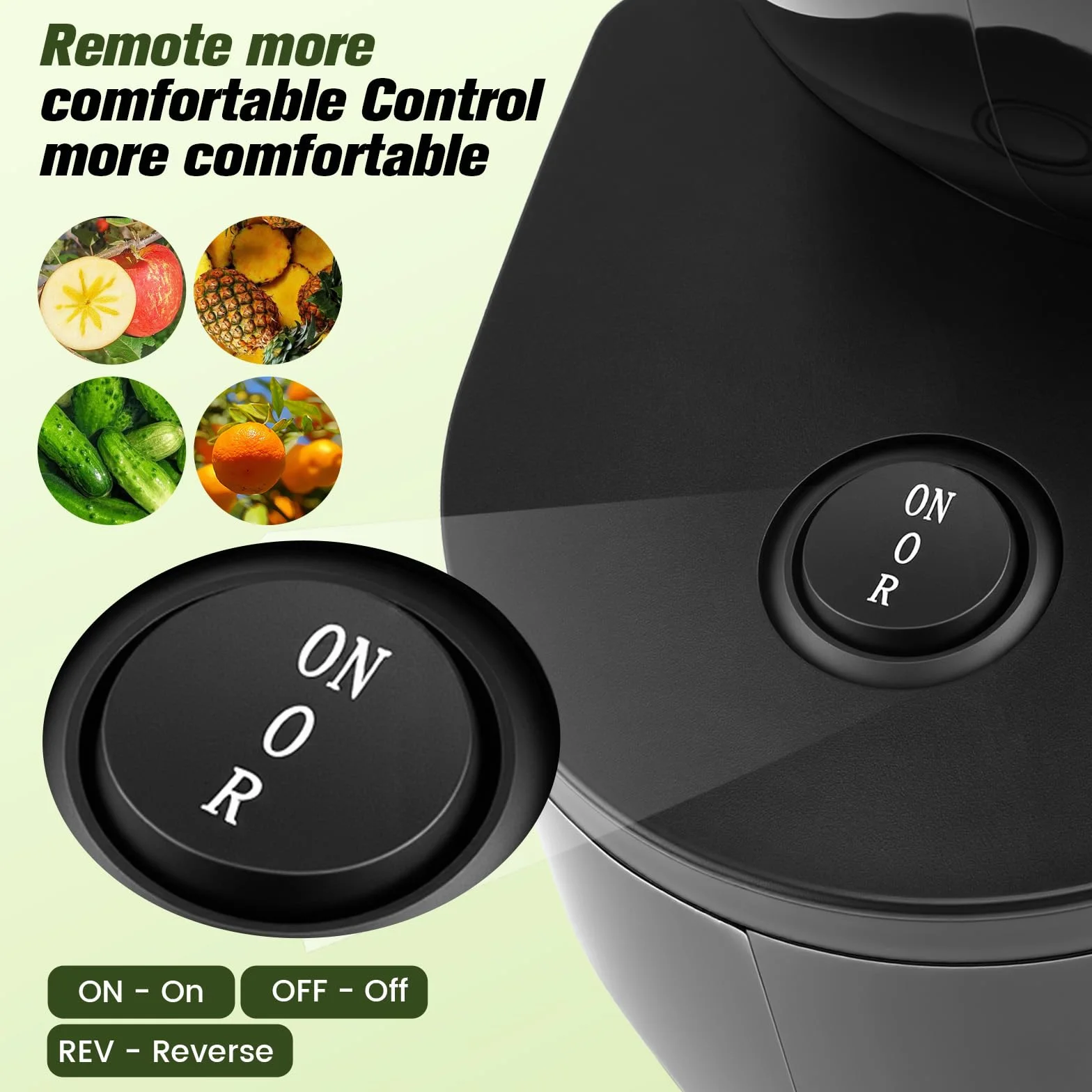 Extractor de Zumos y Verduras con Boca XL de 140 mm, Motor de 500W, Licuadora Slow Juicer, Separación de Pulpa, Protección Infantil, Fácil Limpieza, Para Frutas y Verduras Enteras