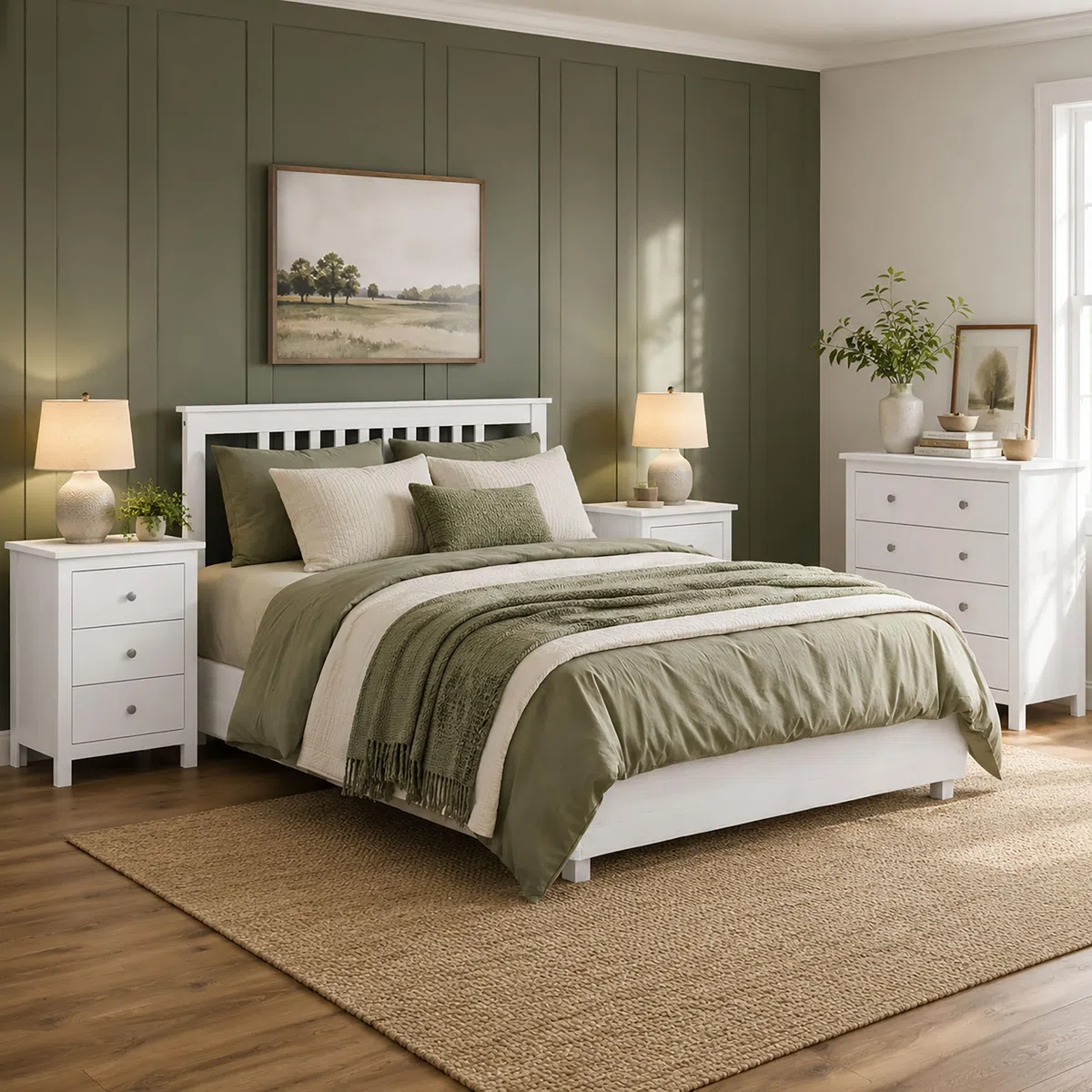 Moblit Cabecero de Pino Macizo para Cama con Somier de 150 cm Color Blanco Translucido Serie Alme Medidas (100x160x2) cm (Alto-Ancho_Fondo) Requiere Montaje