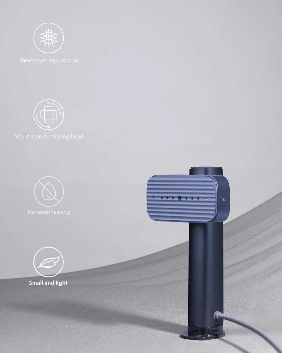 G5 Pro - Vaporizador de mano inteligente para ropa, adaptación de voltaje global, tamaño de palma de 1200 W y ligero (1 libra), modos de vapor duales, fácil eliminación de arrugas, apagado automático