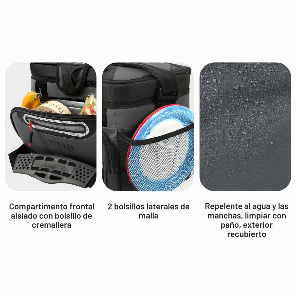 Arctic Zone Titan Nevera de congelación Profunda, Cuerpo rígido sin Cremallera, Capacidad Grande y pequeña, para Playa y Campamento, Aislamiento de congelación Profunda, Forro rígido HardBody y