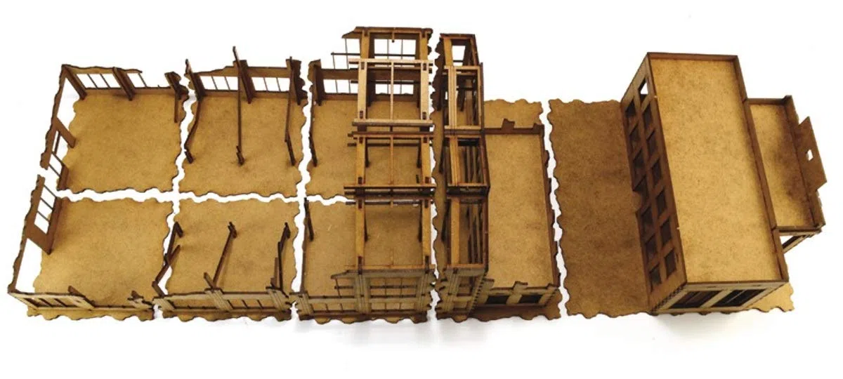 Italeri 6193 Set de Batalla 1:72 Asedio de Stalingrado-Modelo de Suelo, Hobby, Pegado, Kit de plástico, detallado, Multicolor, 44 x 7.1 x 27.1 cm