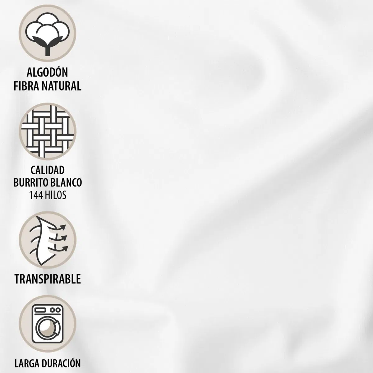 Burrito Blanco│Sábanas Infantiles, Cama de 90 (+ Medidas Disponibles)│Algodón 100%│Tacto Suave│Diseño 016, Gris