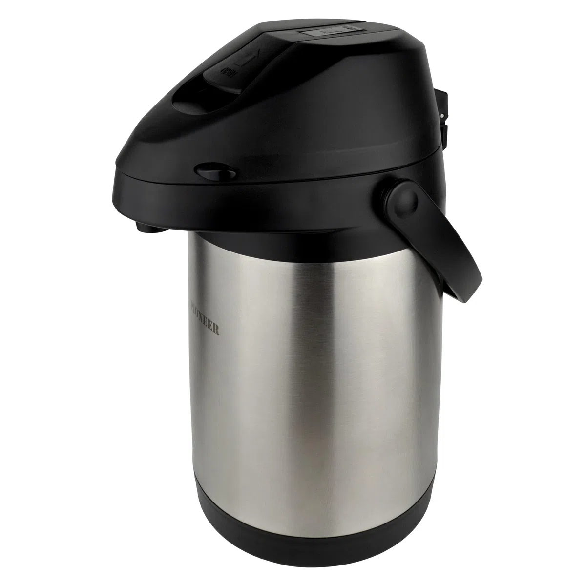 Pioneer Termo de Acero Inoxidable 3.0L con Palanca, Termo hermético para Bebidas frías y Calientes, dispensador de Bebidas con Bomba fácil de Usar para Eventos