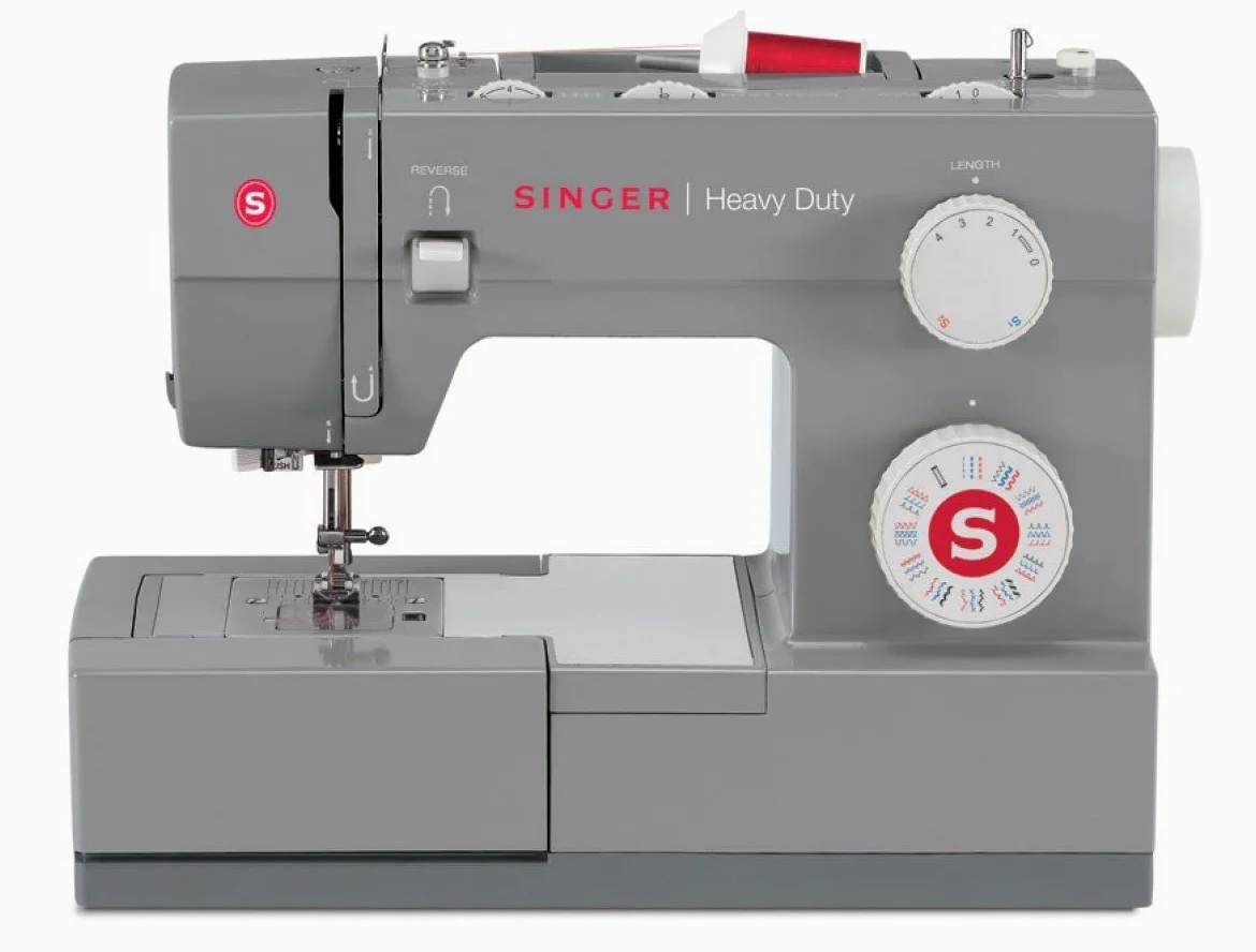 SINGER Heavy Duty - Máquina de coser (Gris, Máquina de coser automática, Costura, 1 paso, Variable, Variable)..