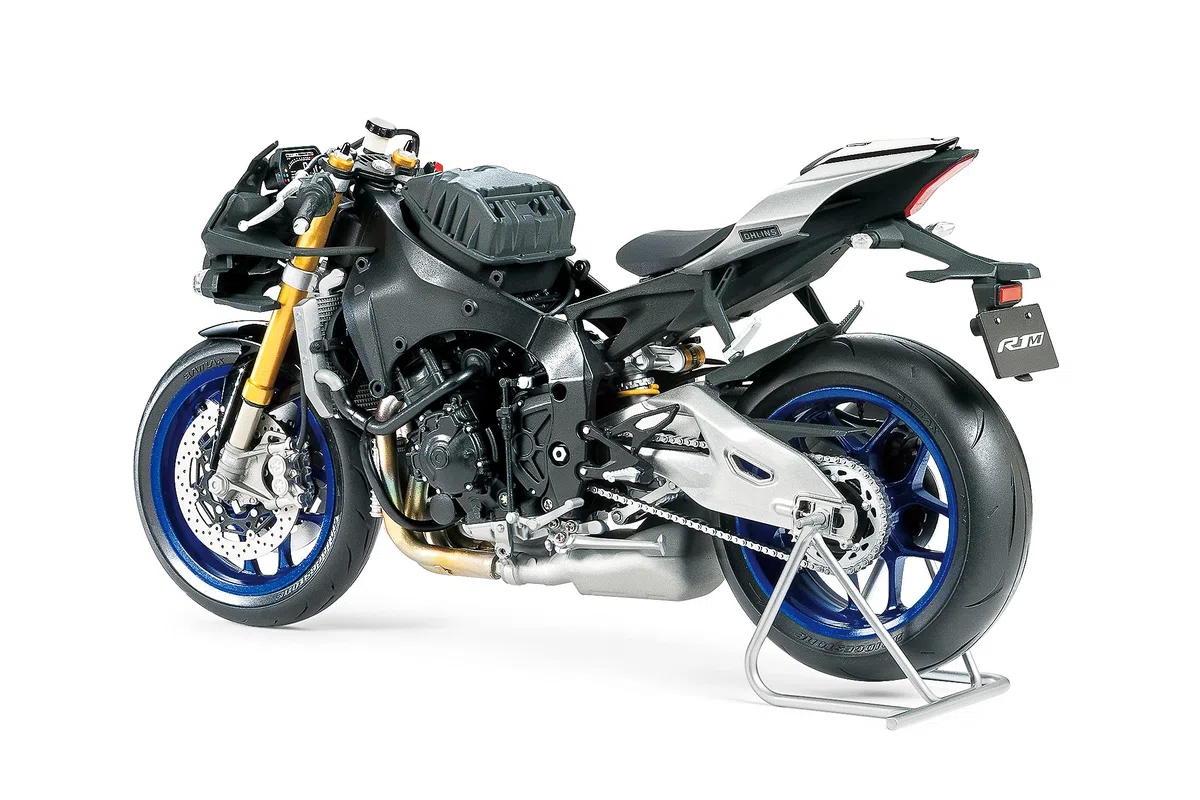 TAMIYA 14133-1:12 Yamaha YZF-R1M, Kit de construcción de Modelos de plástico, Pasatiempos, Manualidades, Pegado, Montaje, sin Pintar