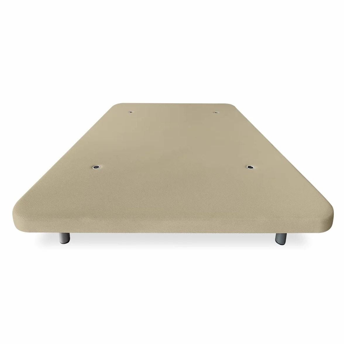 mattfy - Base Tapizada 3D Extra Reforzada, Gran Estabilidad, con Barras de Refuerzo y 6 Patas metálicas roscadas de 27cm, 150x190, Beige