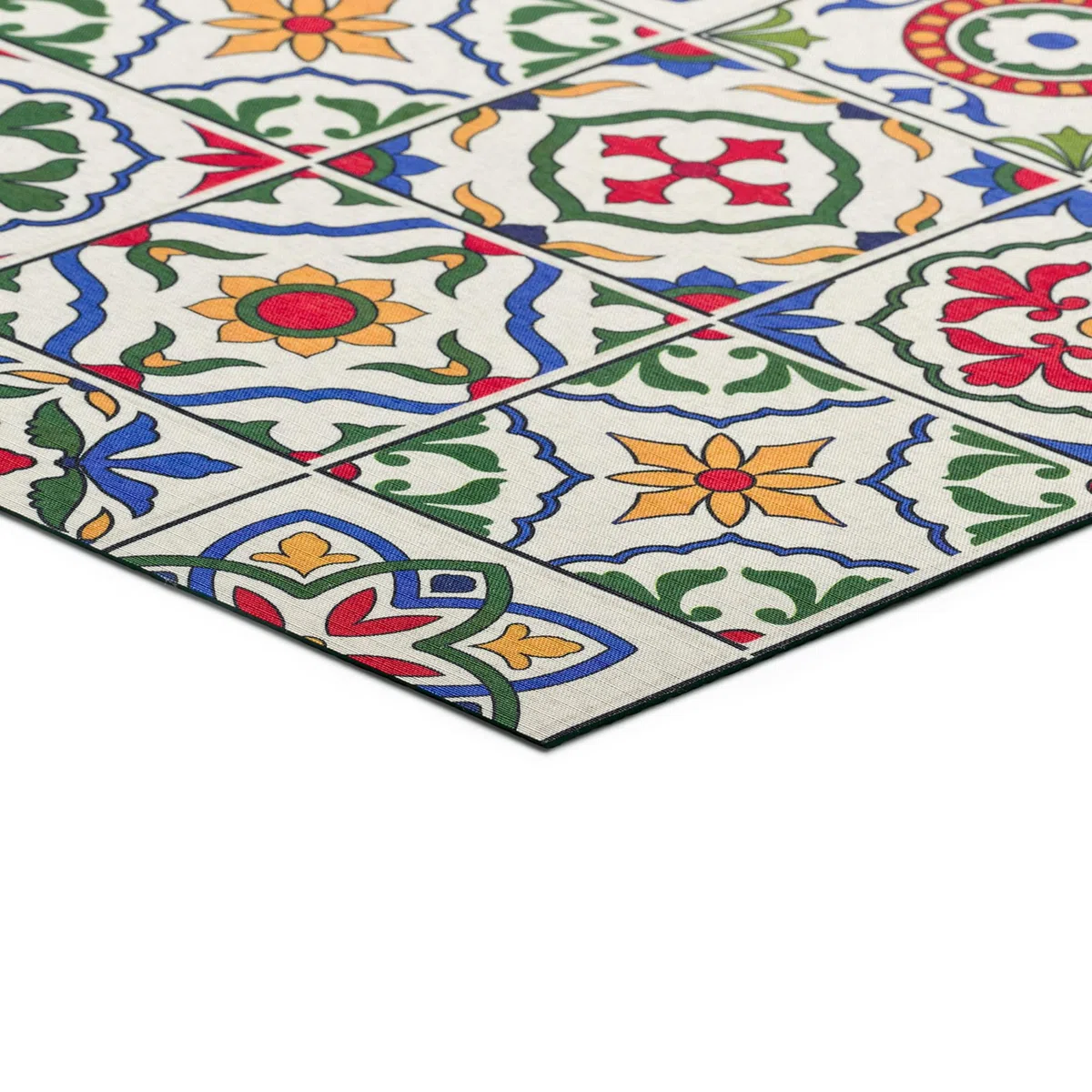 Alfombra Vinílica Pasillo AMALF | Alfombra PVC para Pasillo, Cocina o Salón Antideslizante | Varias Medidas Disponibles | Color: Terrazo/Multicolor (52 x 350 cm)