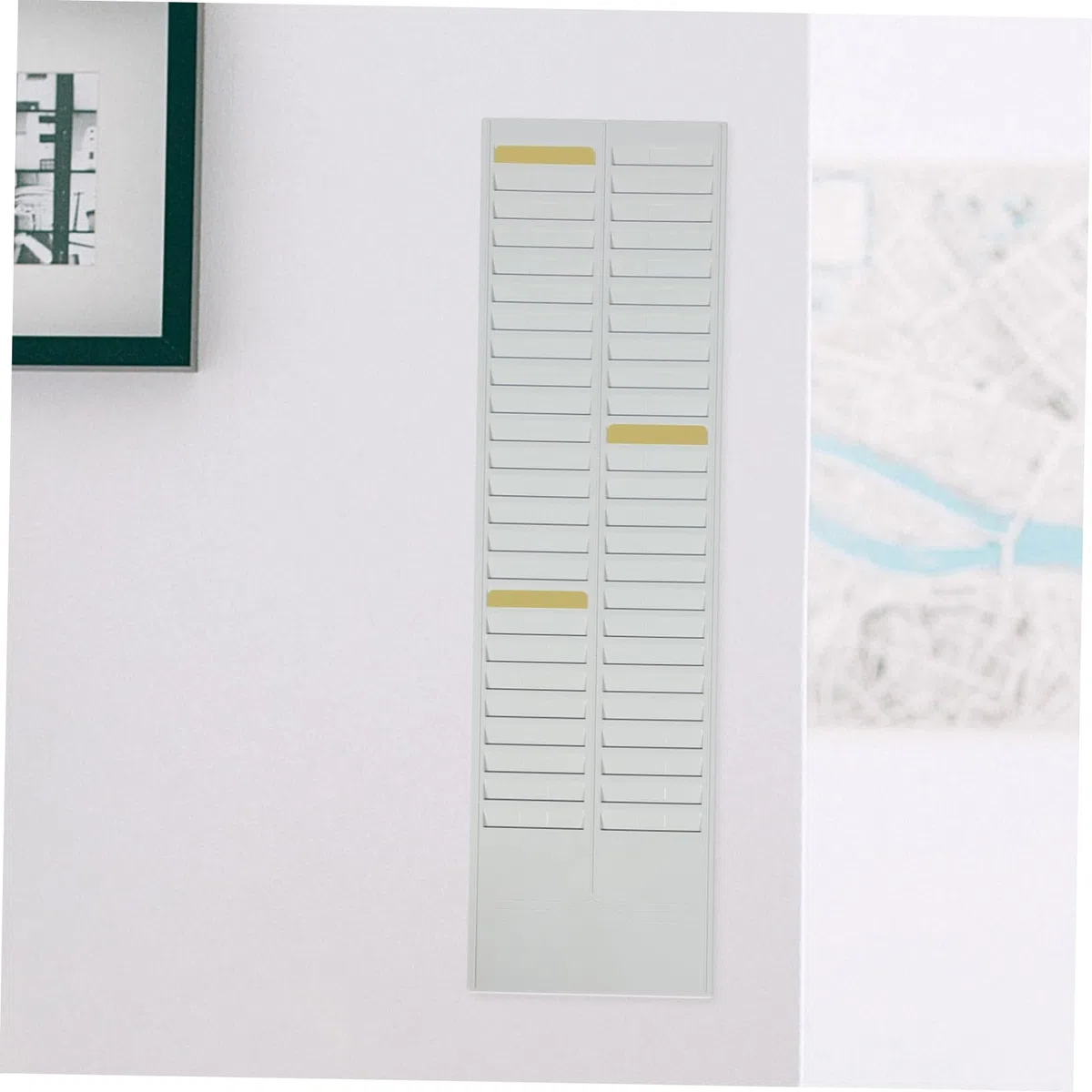 Estante Flexible Para Almacenamiento 50 Tarjetas De Soporte Plástico Resistente Pared Organizador De Mercancías