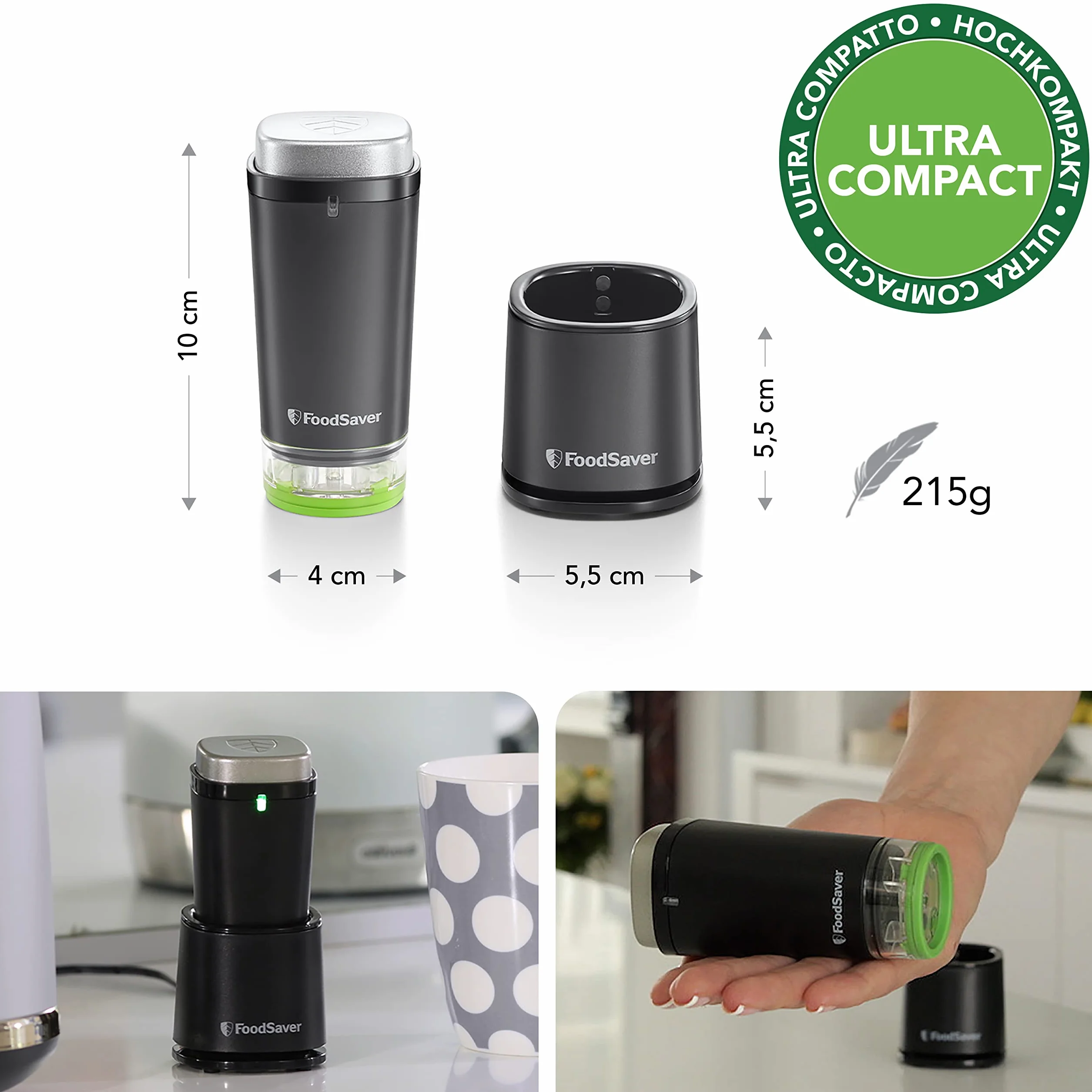 Foodsaver sellador de vacío inalámbrico de 2.5w VS1199X