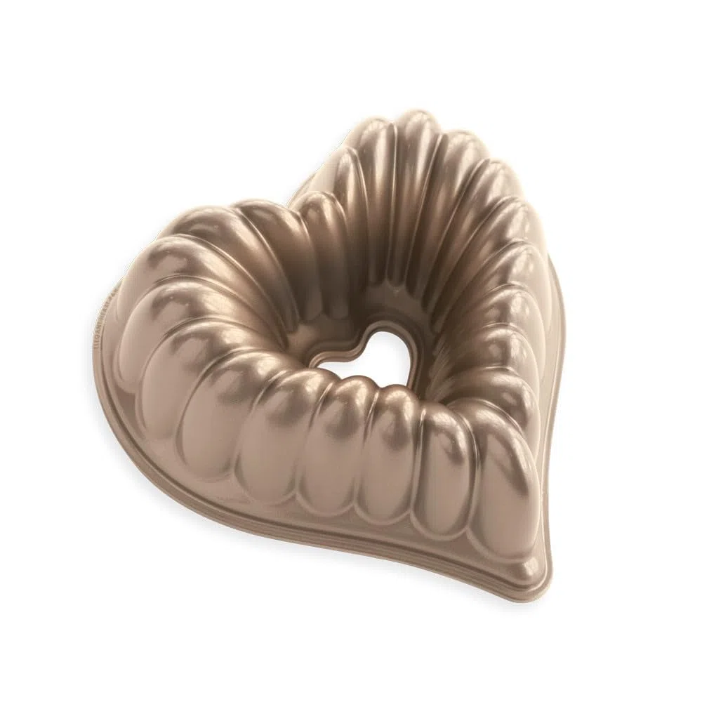 Nordic Ware 55548 de Aluminio Fundido Corazón Elegante Bundt Pan [Cocina] (japón importación)