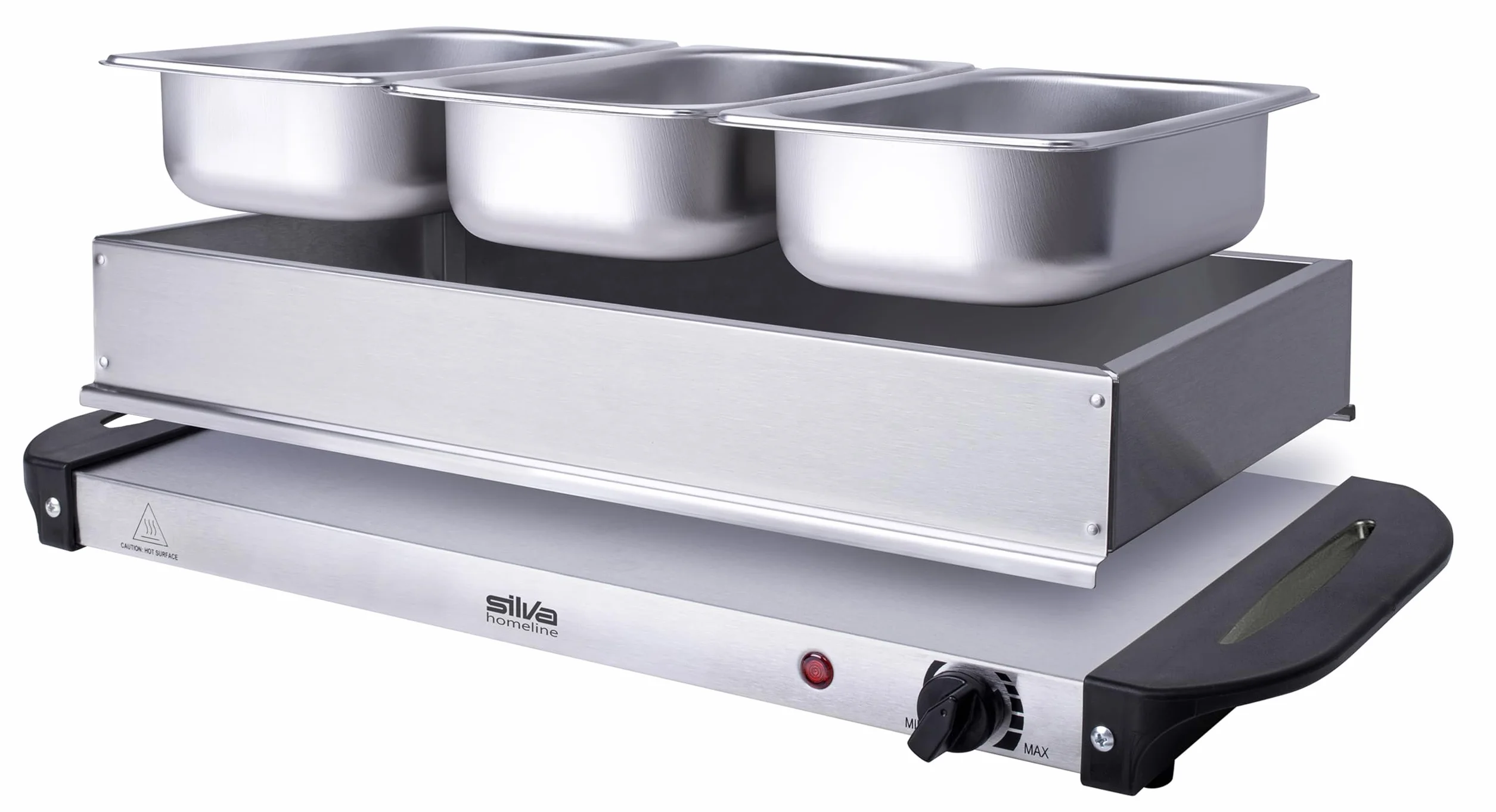 Stay Hot SH 4.1 - Calentador de Buffet 2 en 1, 200 W, solución Ideal para bufés, Fiestas y cenas Familiares, Capacidad de 7,5 L