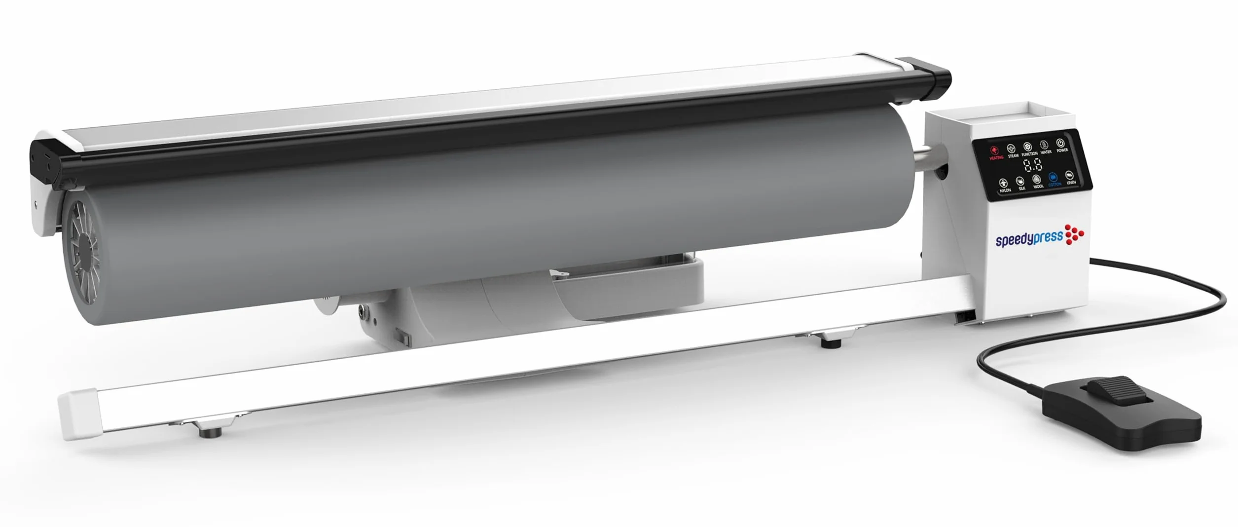 Speedypress Rodillo de Vapor de Hierro Giratorio Prensa de Planchado R02036, 91,5 cm, para Ropa, Cortinas, Sábanas, Manteles