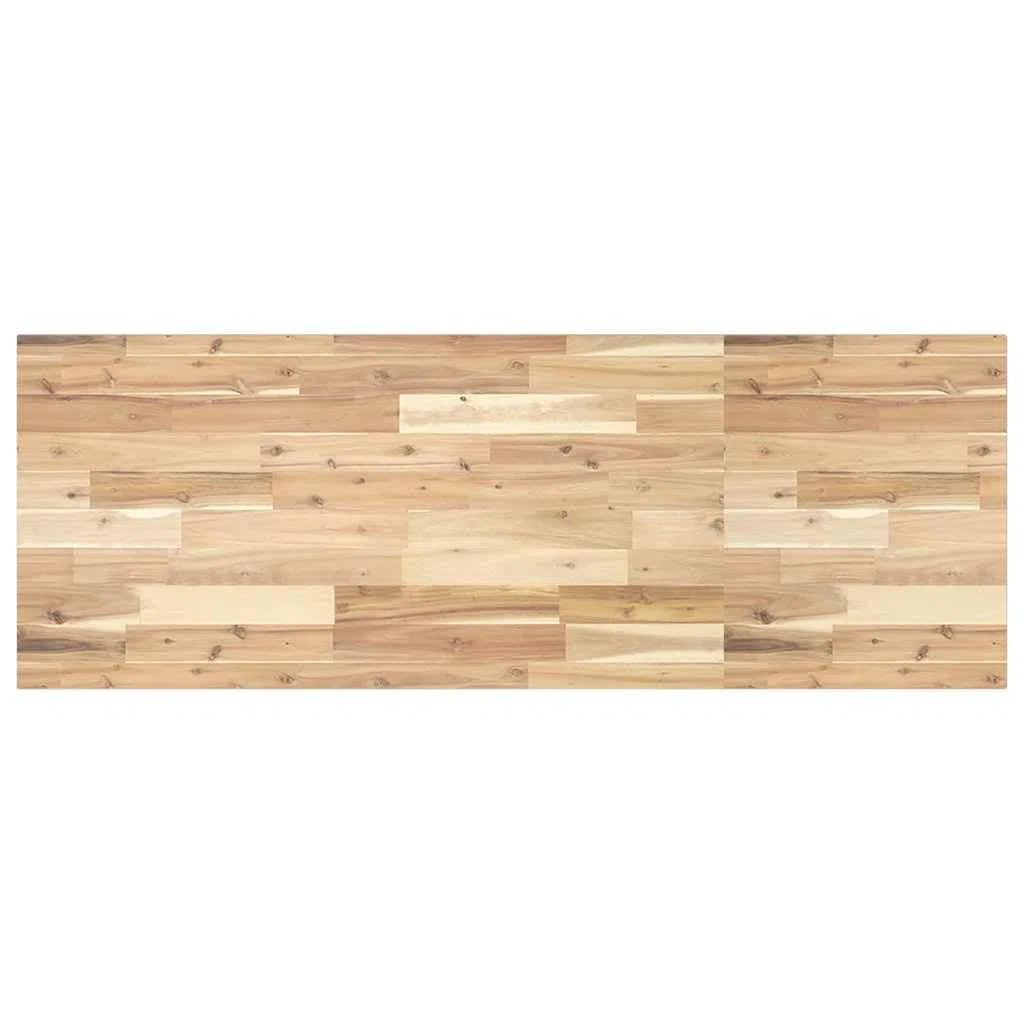 vidaXL Tablero Escritorio Madera Maciza Acacia sin Tratar 140x50x2 cm, encimera, encimera de baño, encimera de Garaje, encimera de Cocina