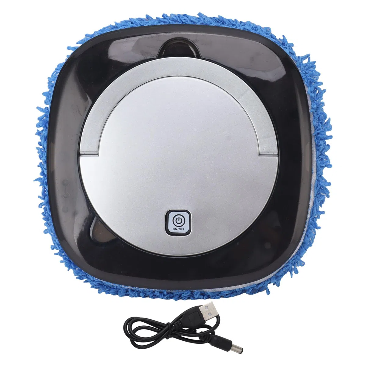 Asixxsix Robot Aspirador y Trapeador Combo de Alta Eficiencia, Succión Potente, Trabajo Inteligente, Buen Rendimiento, Batería de 2400mAh, 120min de Tiempo de Resistencia (Plata)