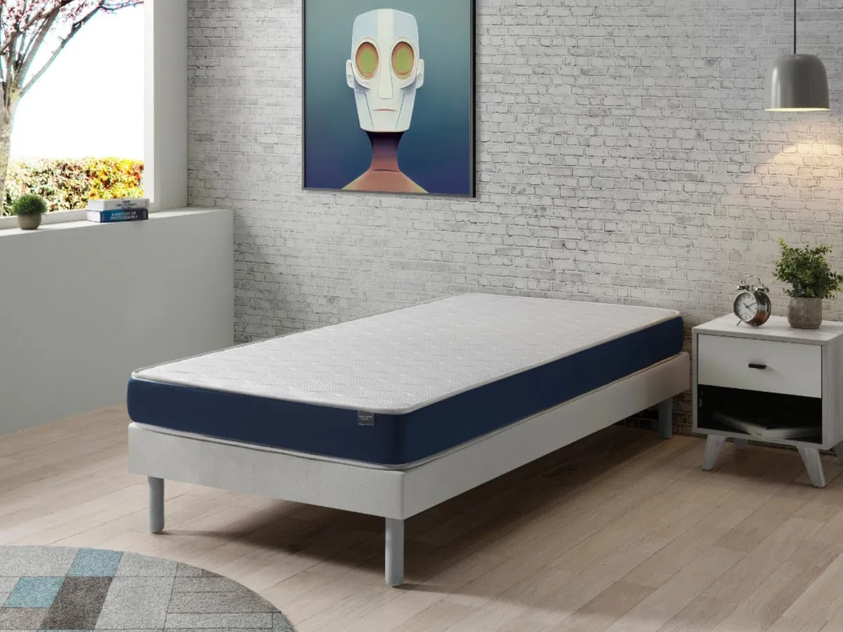 DORMISSIMO Pack Colchón 80X160 h14 CM Orion Confort + 1 Almohada 80x35 cm + 1 Sábana Protectora 80x160 cm