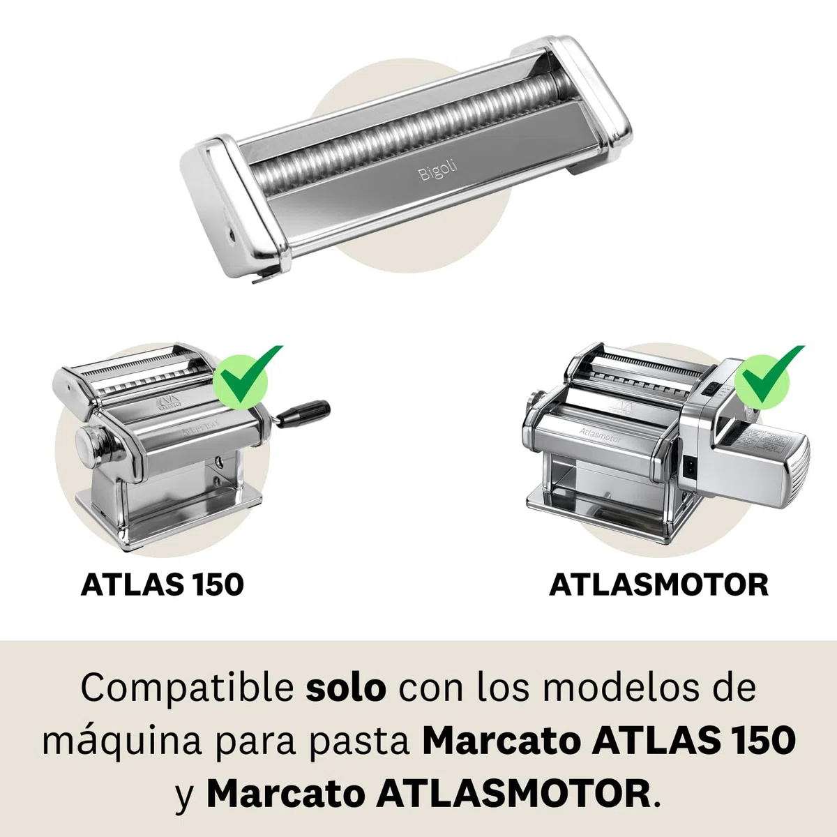 Marcato Ravioli, Accesorio para Máquina de Pasta Atlas 150, Acero Cromado