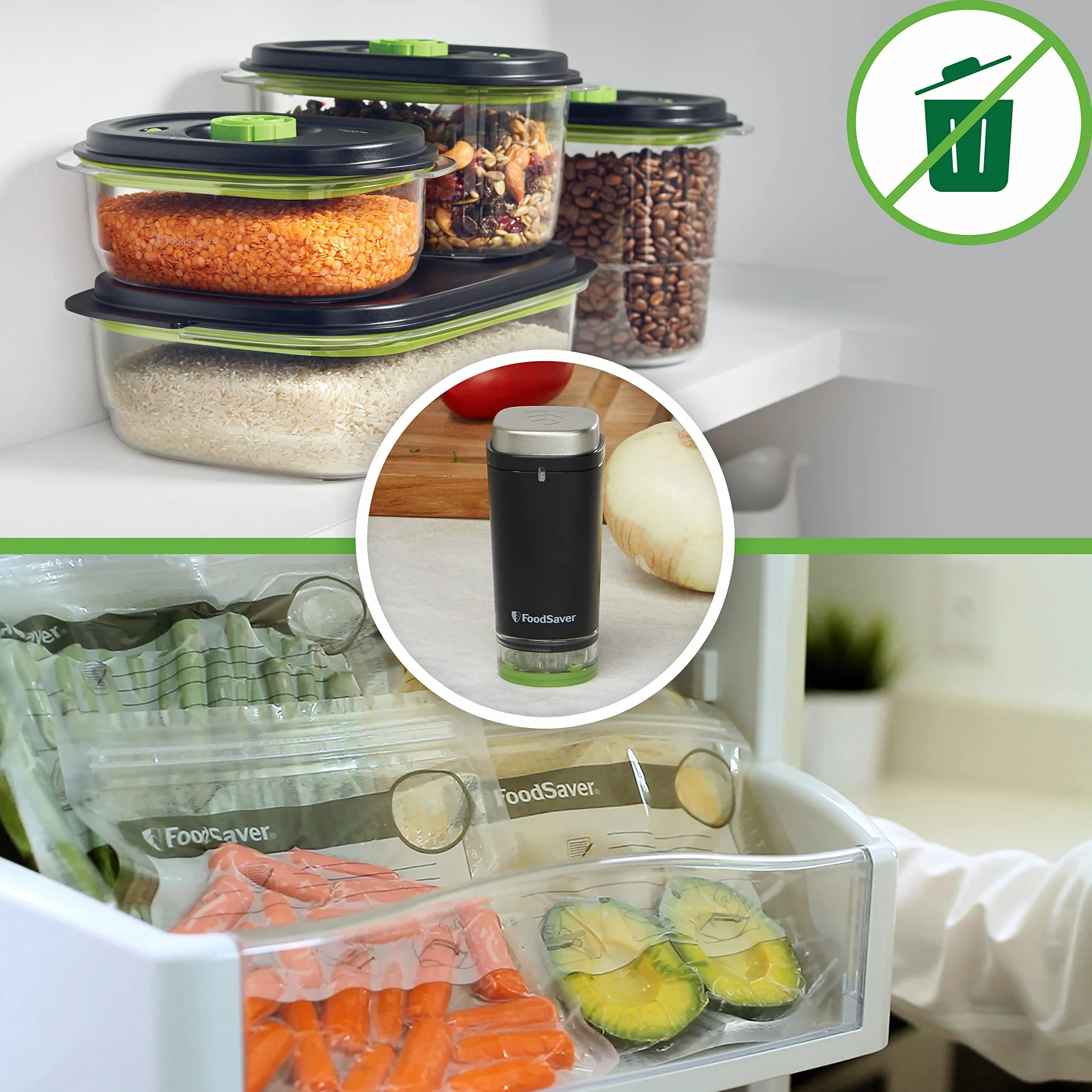Foodsaver sellador de vacío inalámbrico de 2.5w VS1199X