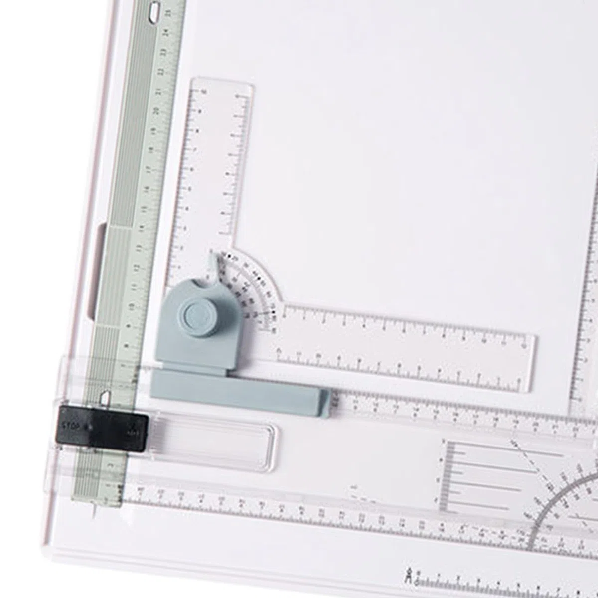 Tablero de Dibujo A3, Tablero de Dibujo Arquitectónico Gráfico con Regla Transparente Paralela